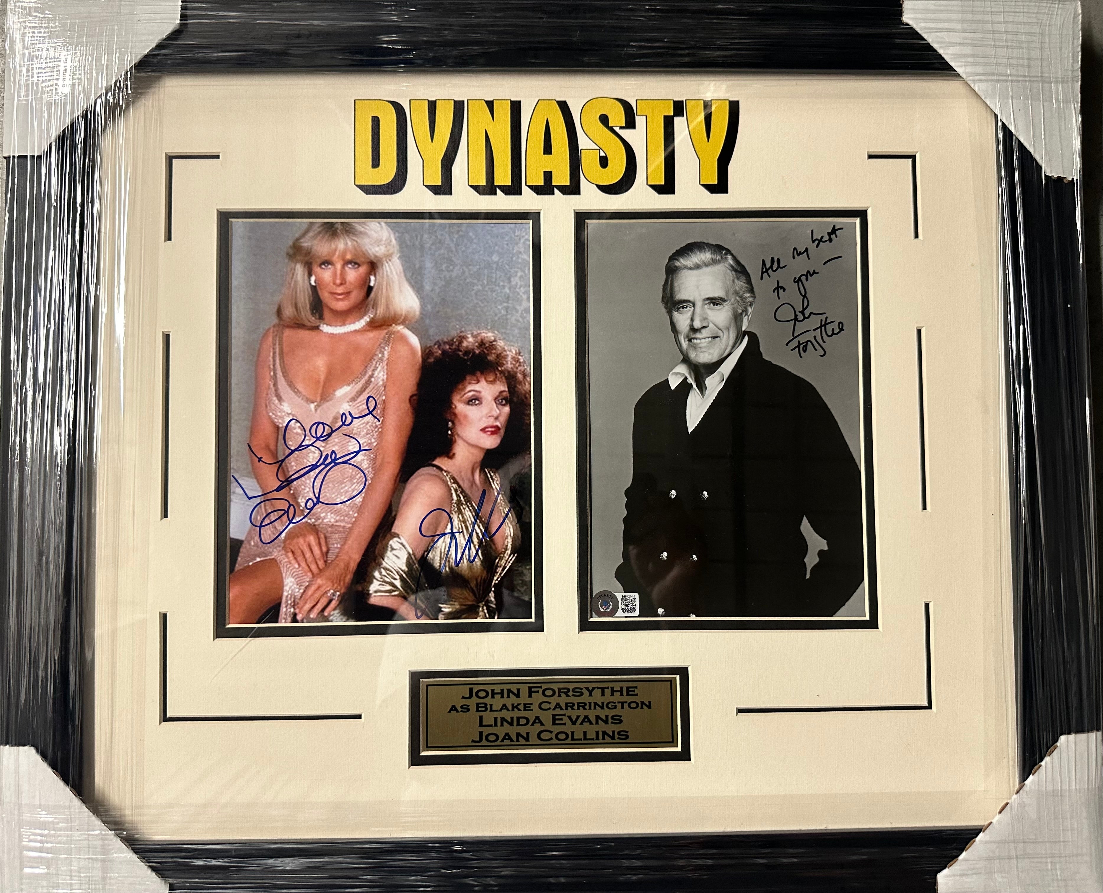Dynasty - Linda Evans, Joan Collins and John Forsythe Autographs