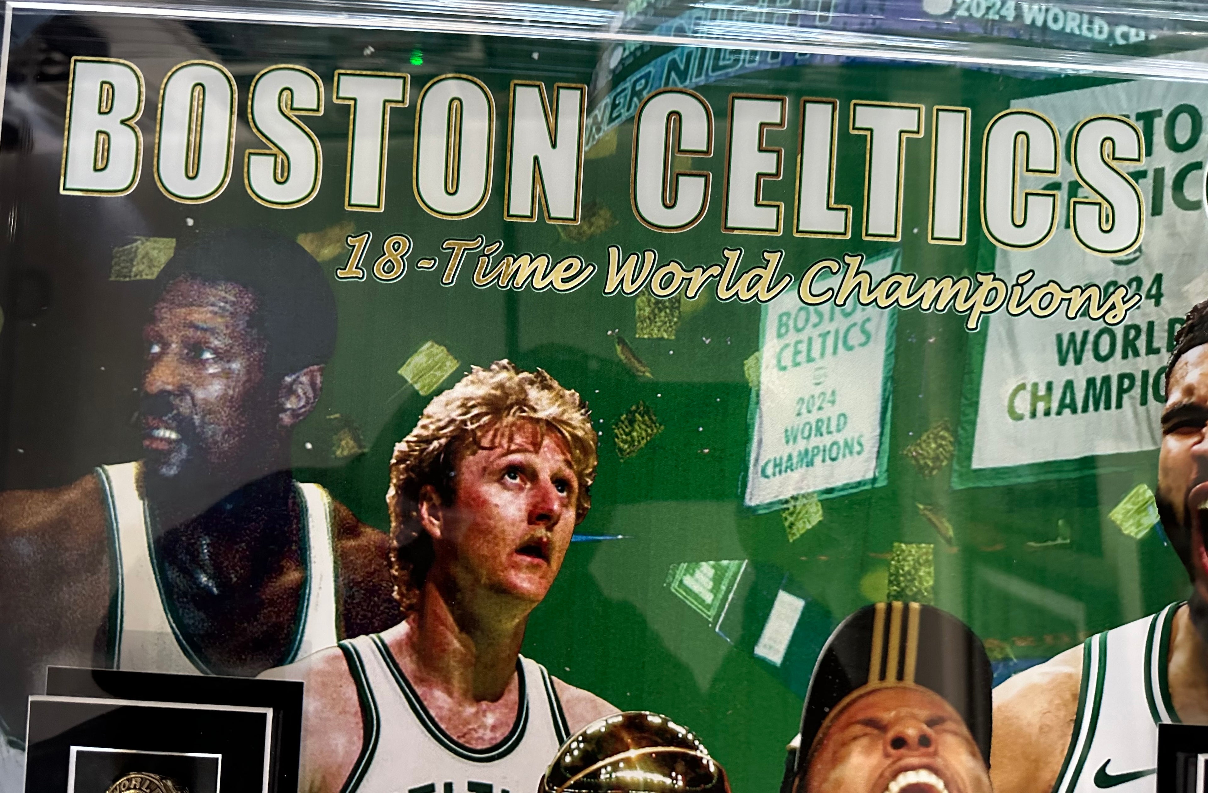 Boston Celtics with 18 Replica Championship Rings