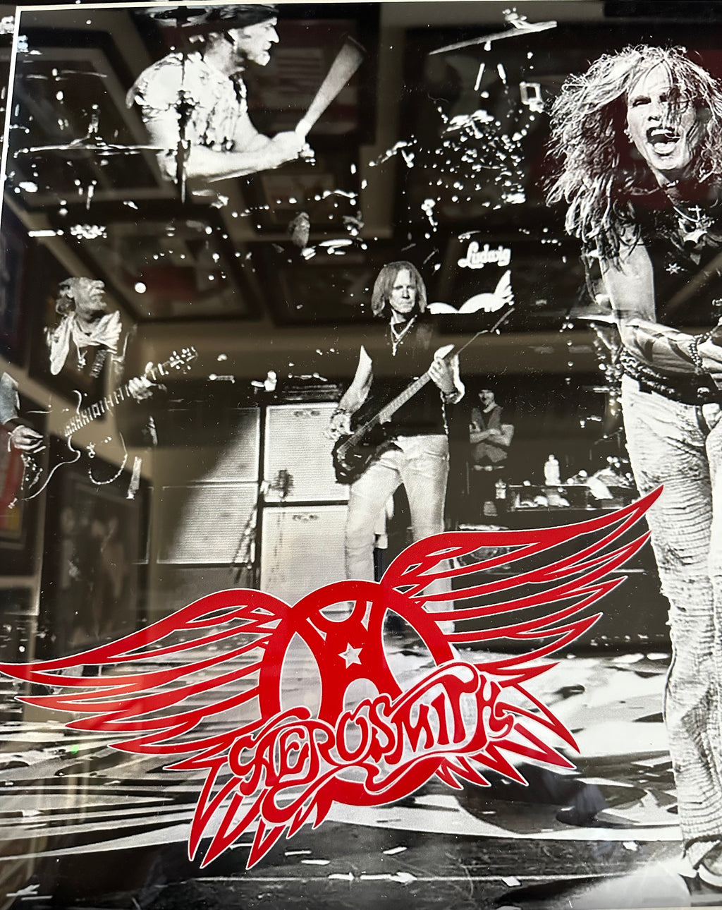 Aerosmith Band Autographed