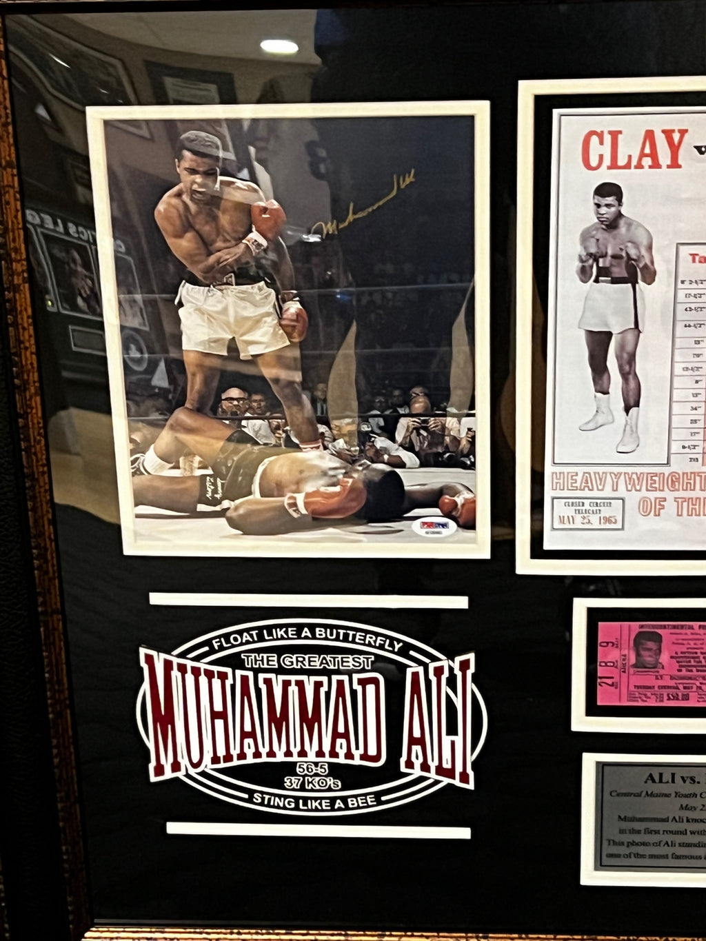 Muhammad Ali Autographed