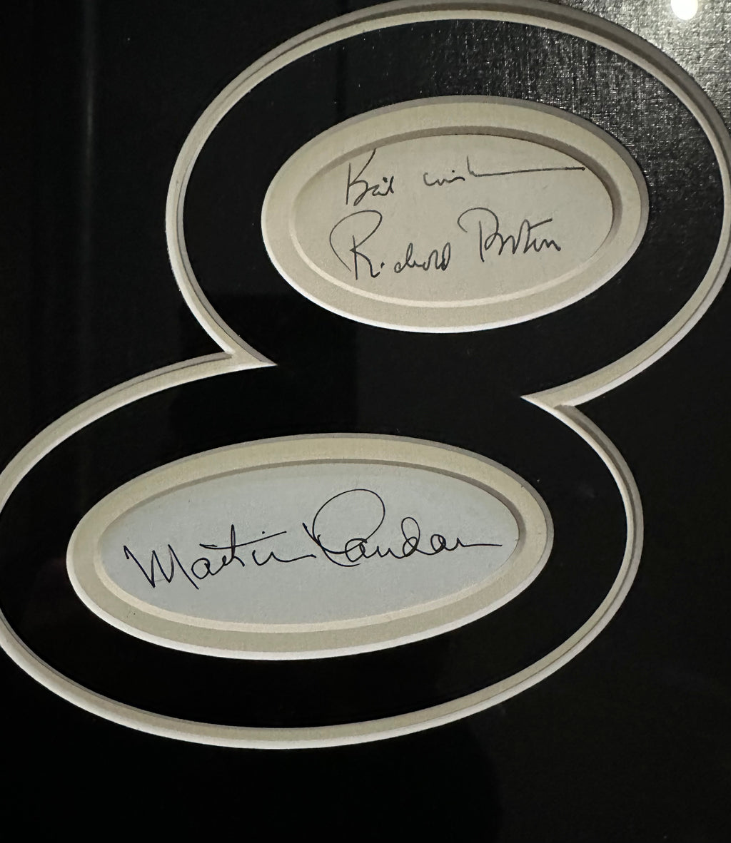 Cleopatra Movie - 5 Autographs (Elizabeth Taylor, Richard Burton and 3 others)