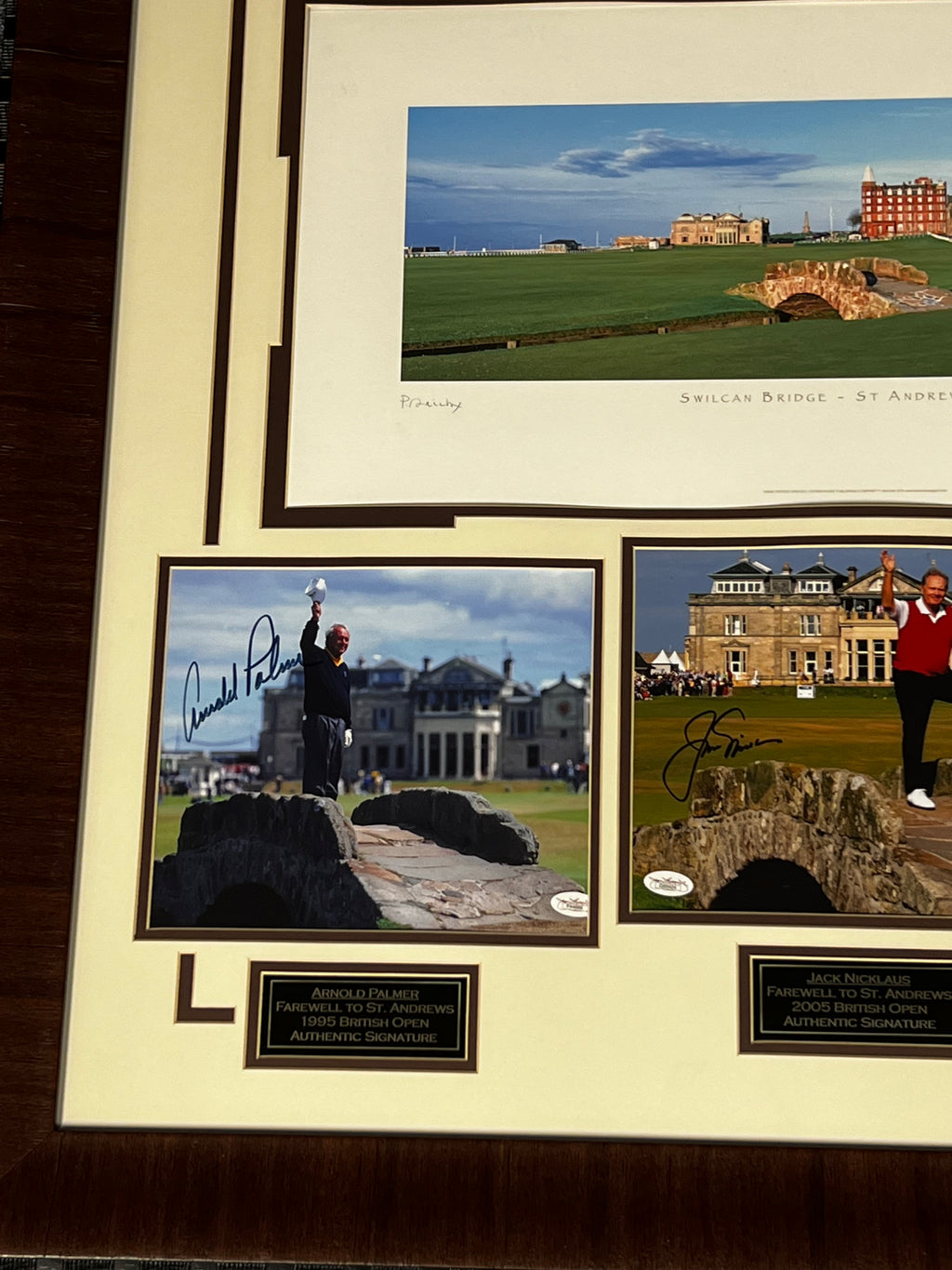 Farewell at St Andrews Collage - Golf greats Palmer, Nicklaus and Watson