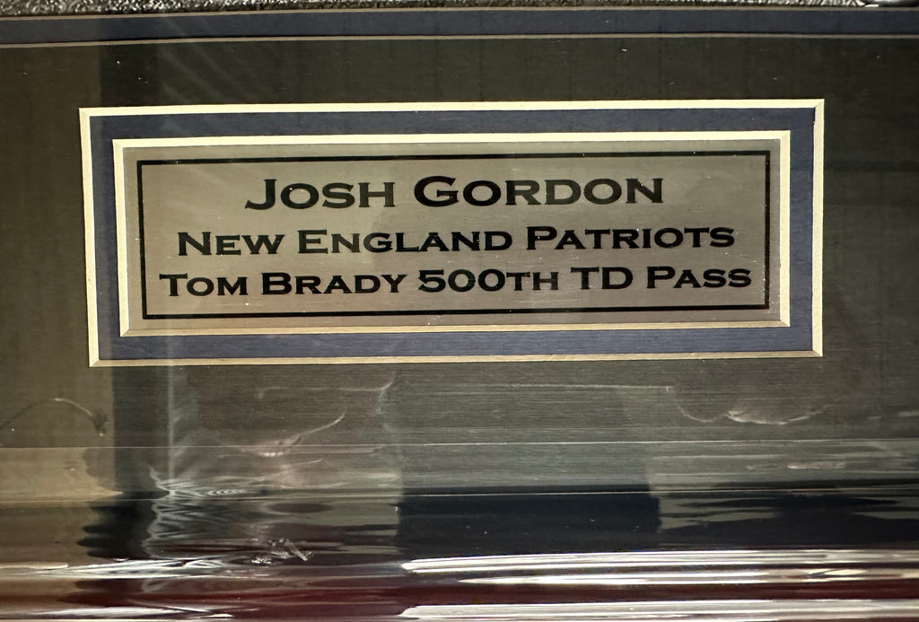 New England Patriots - Josh Gordan Autographed 16 x 20