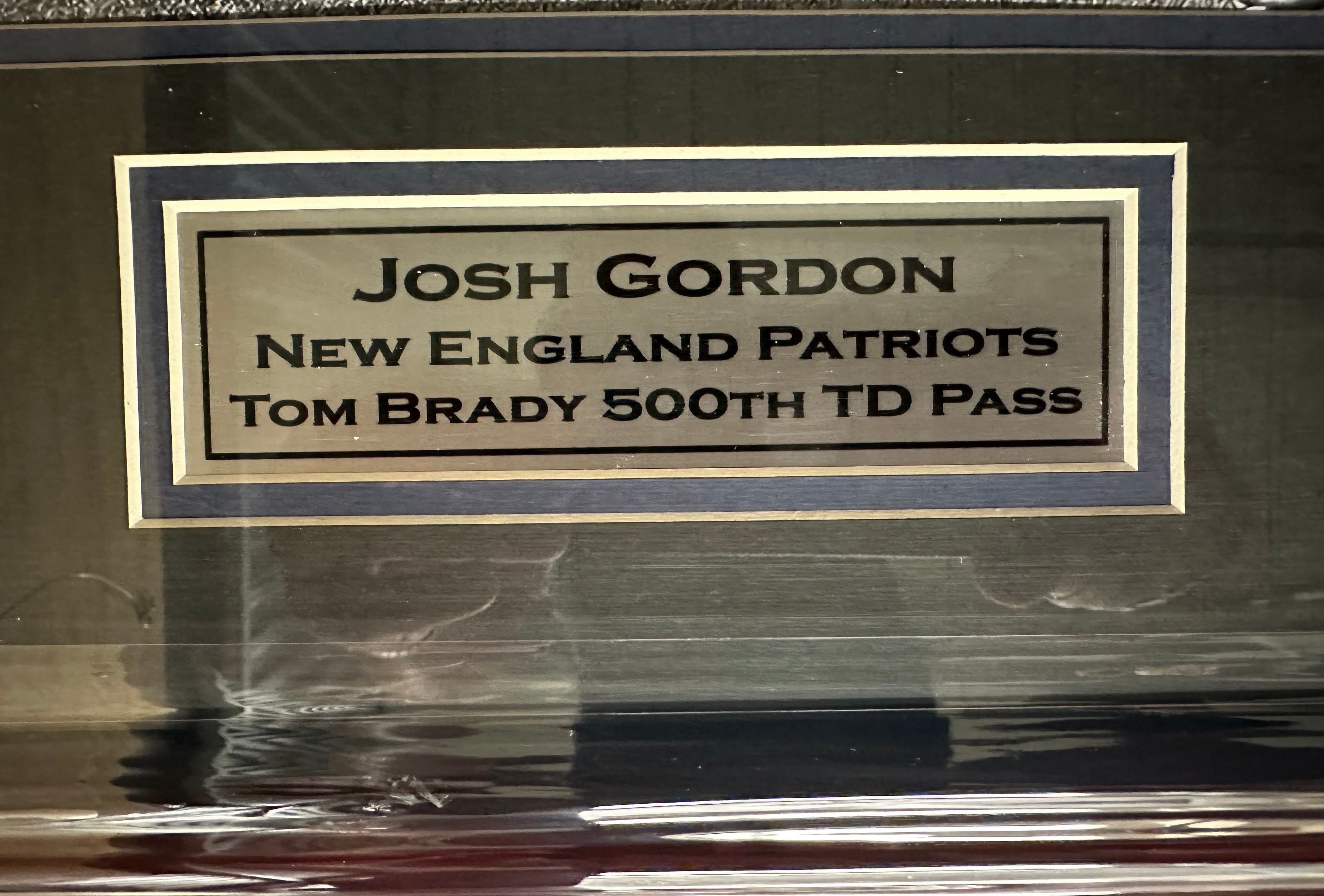 New England Patriots - Josh Gordan Autographed 16 x 20