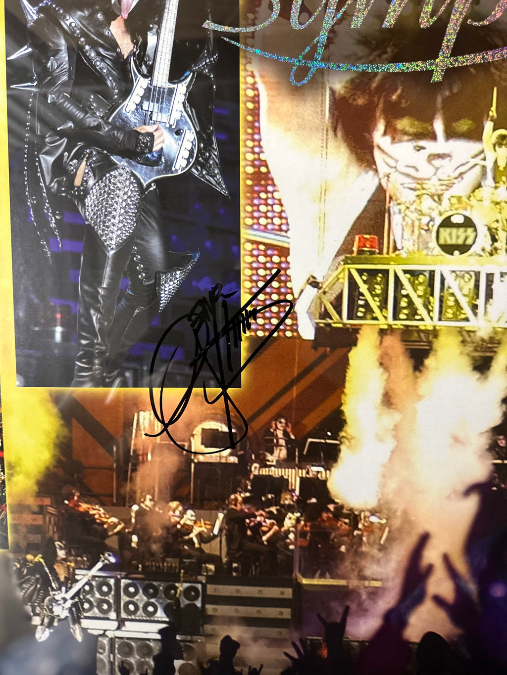 KISS Autographed by Original 4 and Tommy Thayer