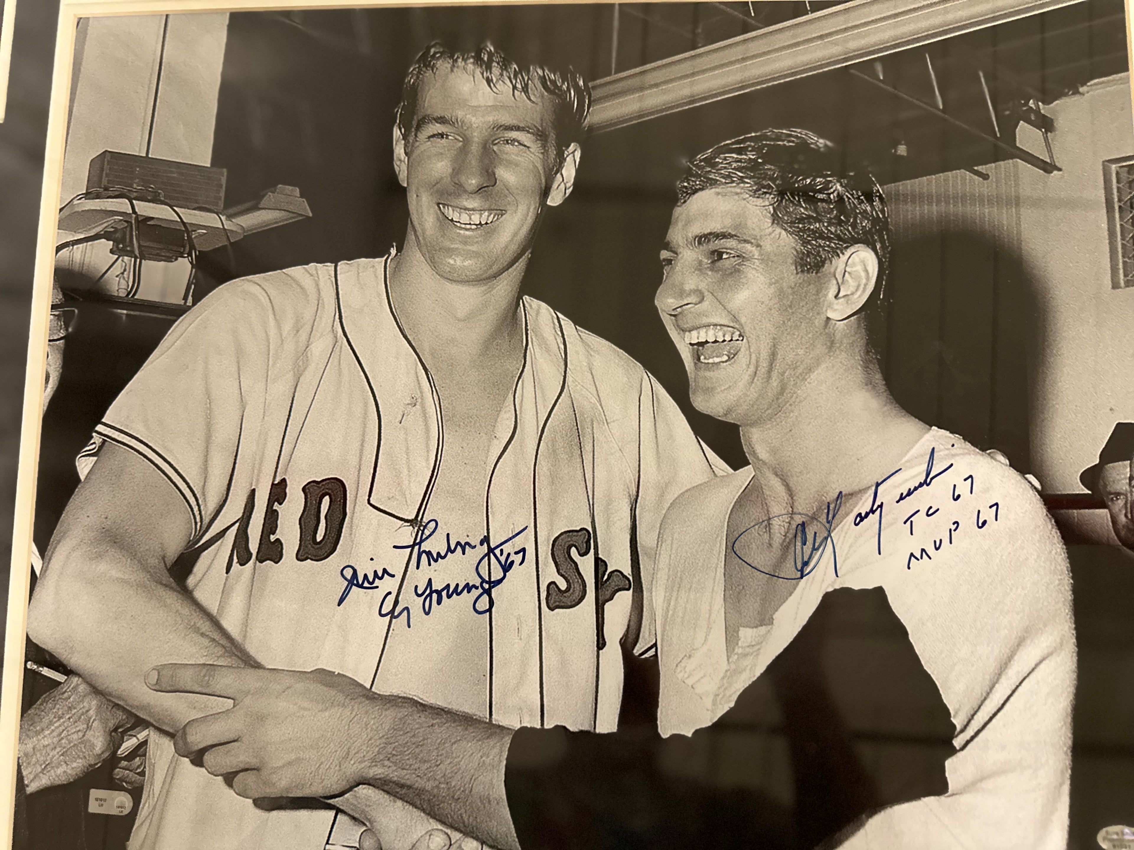 Boston Red Sox - Carl Yastrzemski & Jim Lonborg 16x20 Autographed w/Inscription