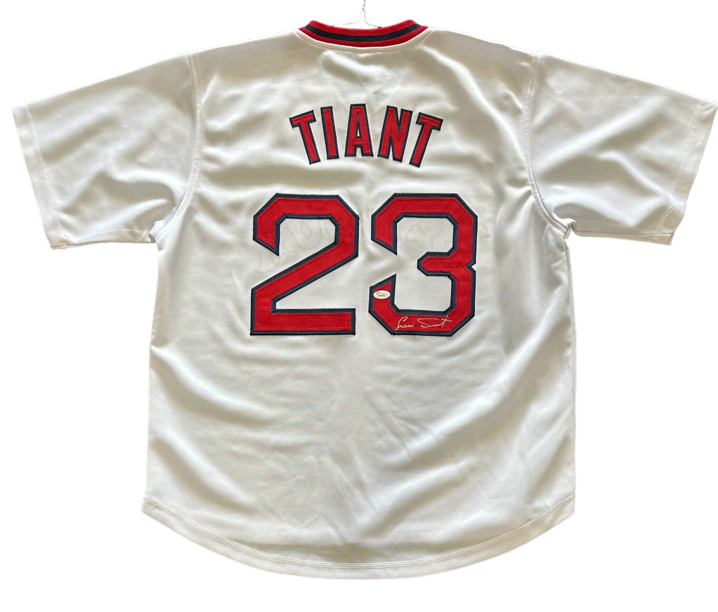 Boston Red Sox - Luis Tiant Autographed Baseball Jersey
