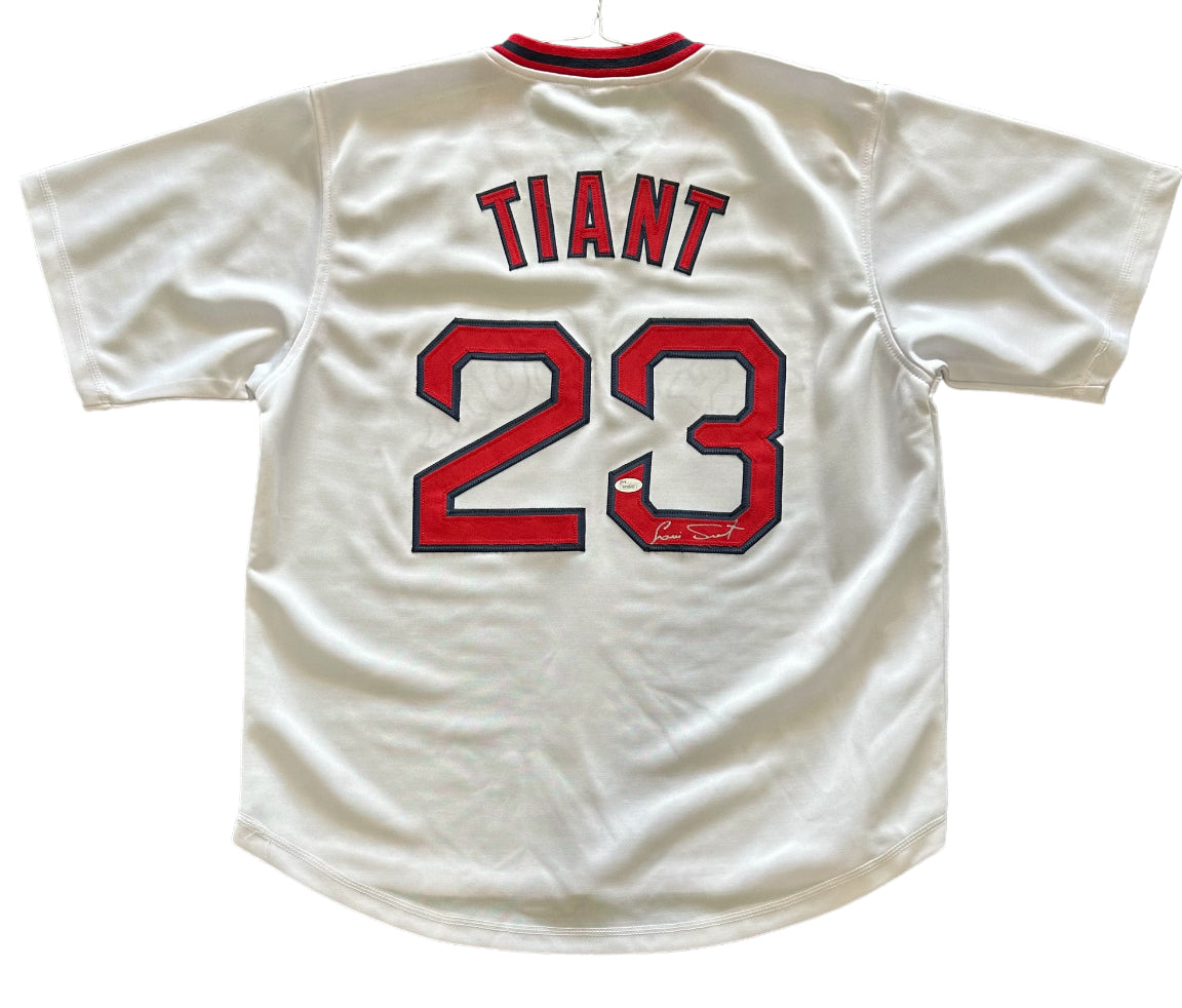 Boston Red Sox - Luis Tiant Autographed Baseball Jersey