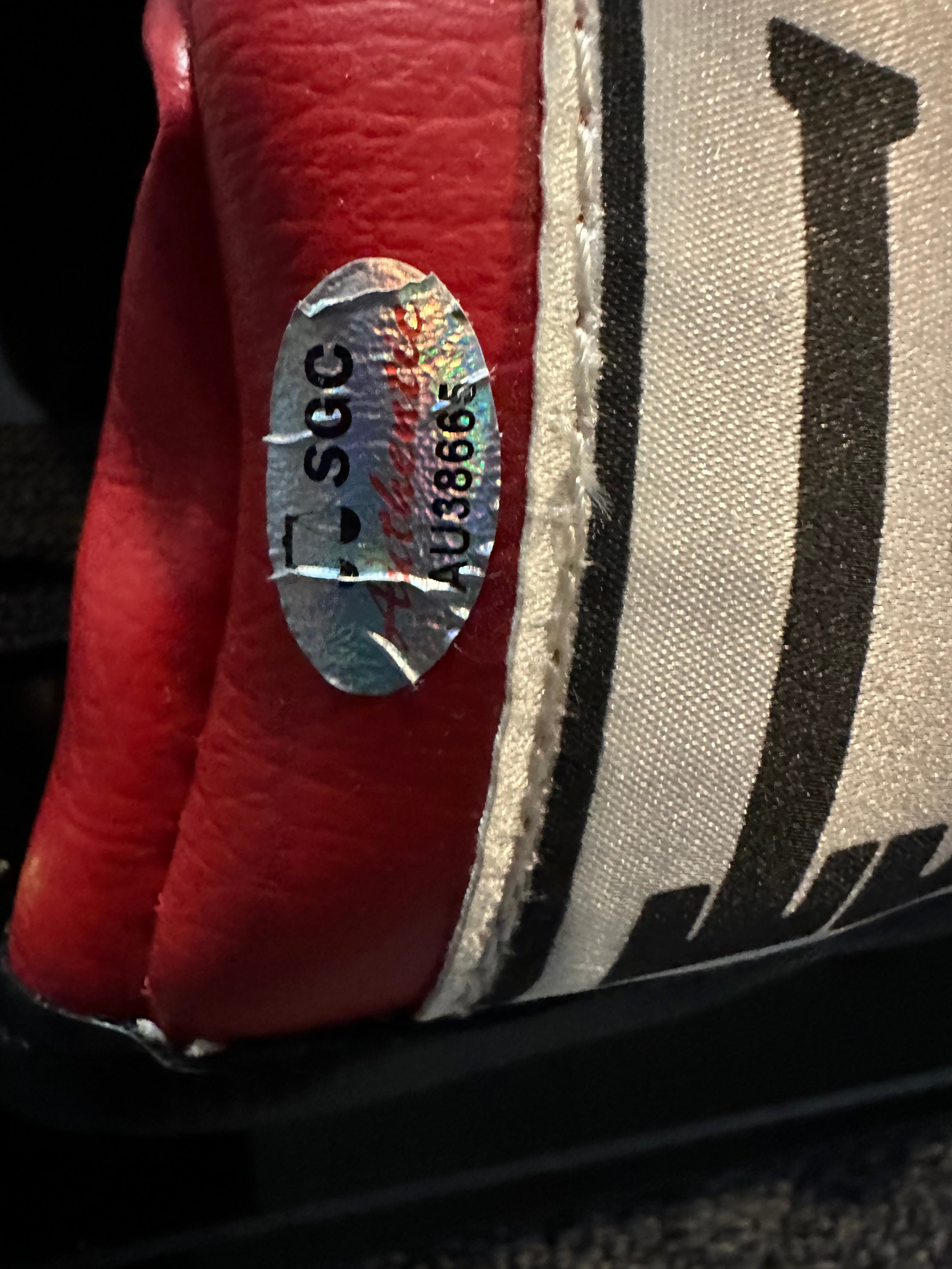 Muhammad Ali signed boxing glove