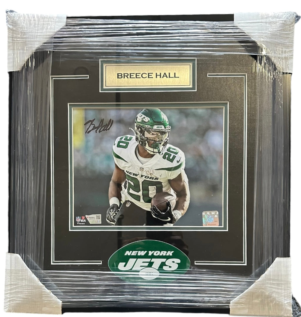 NY Jets - Breece Maelik Hall Autographed