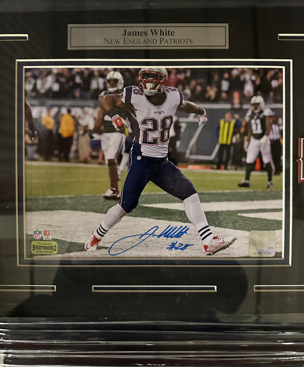 New England Patriots - James White Autographed 8x10 Photo