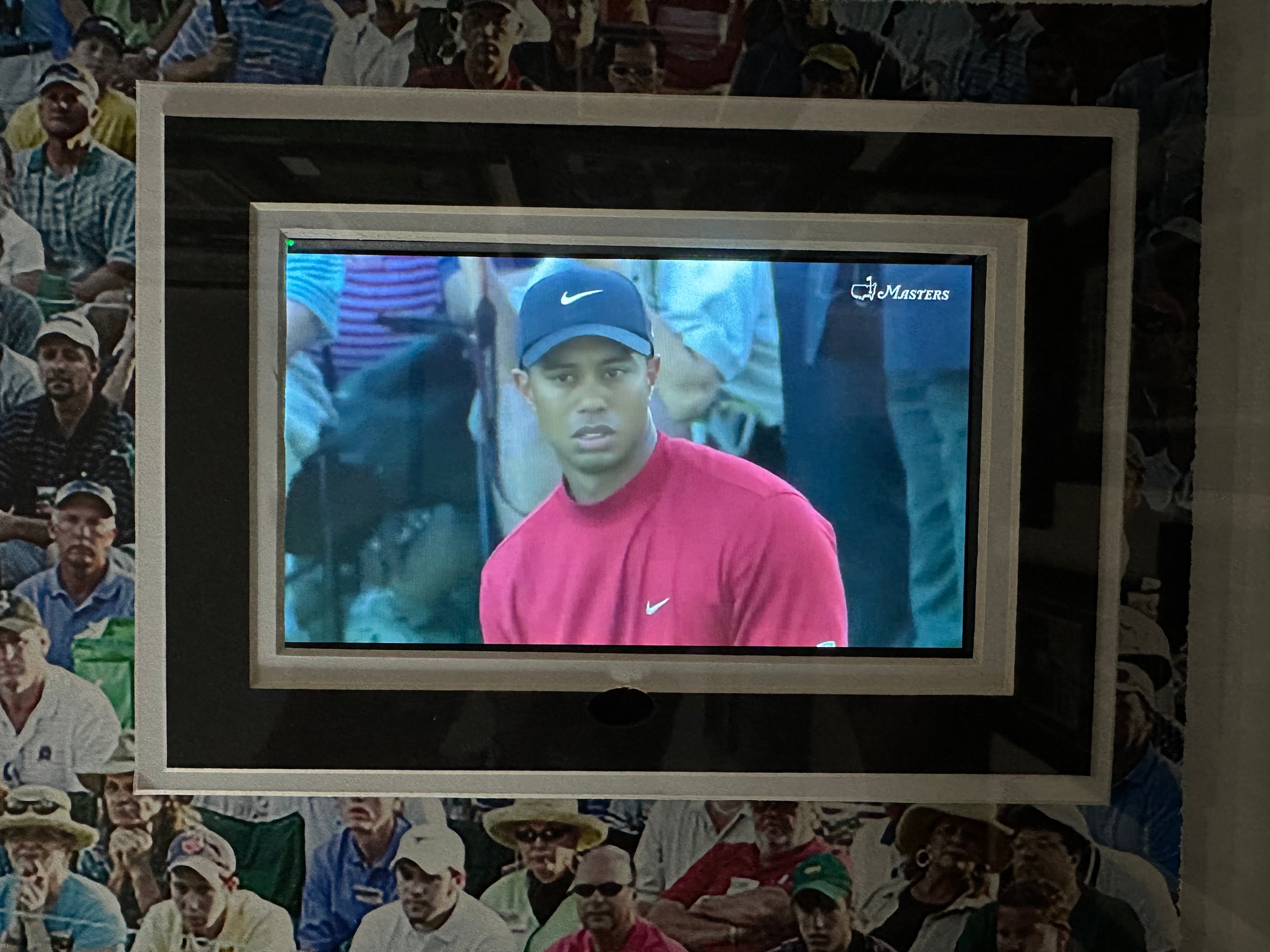 Tiger Woods 2005 Masters win featuring chip on 16th hole with Video Montage