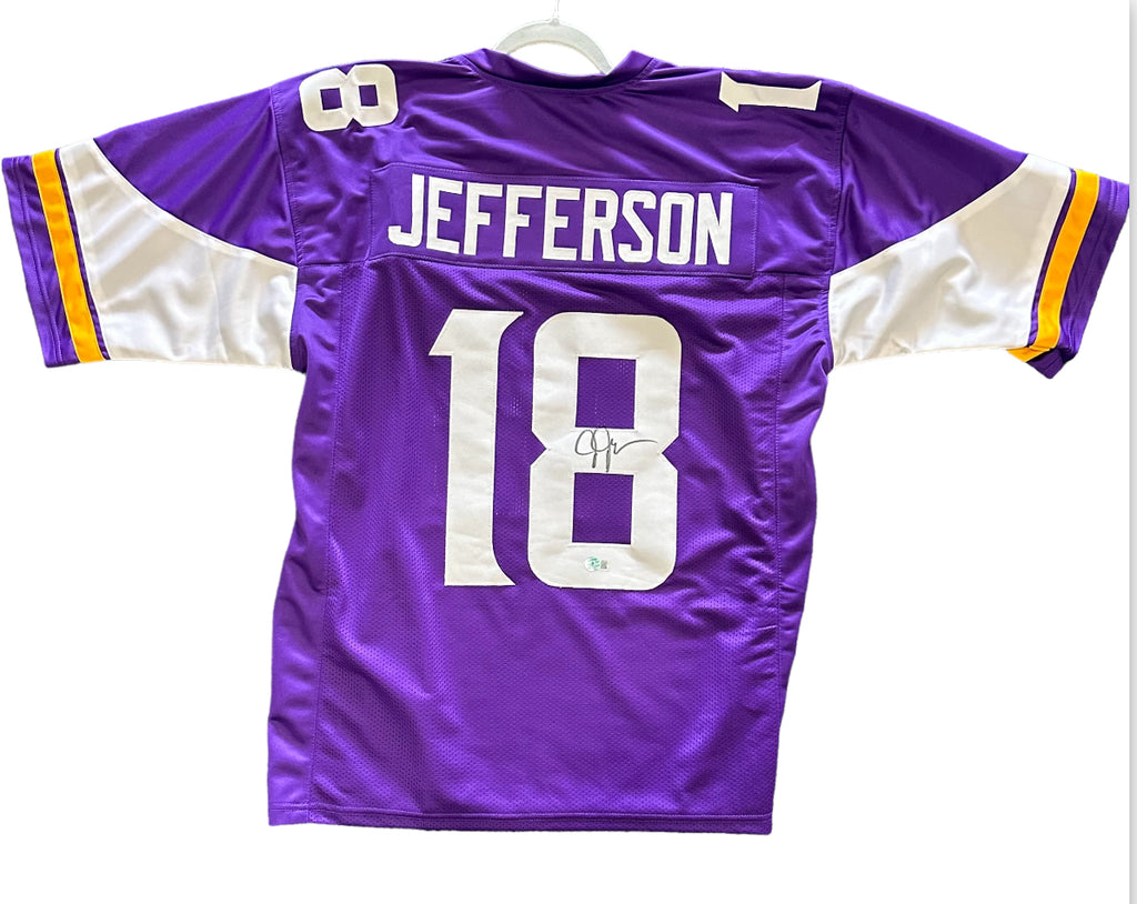 Minnesota Vikings - Justin Jefferson Autographed Football Jersey