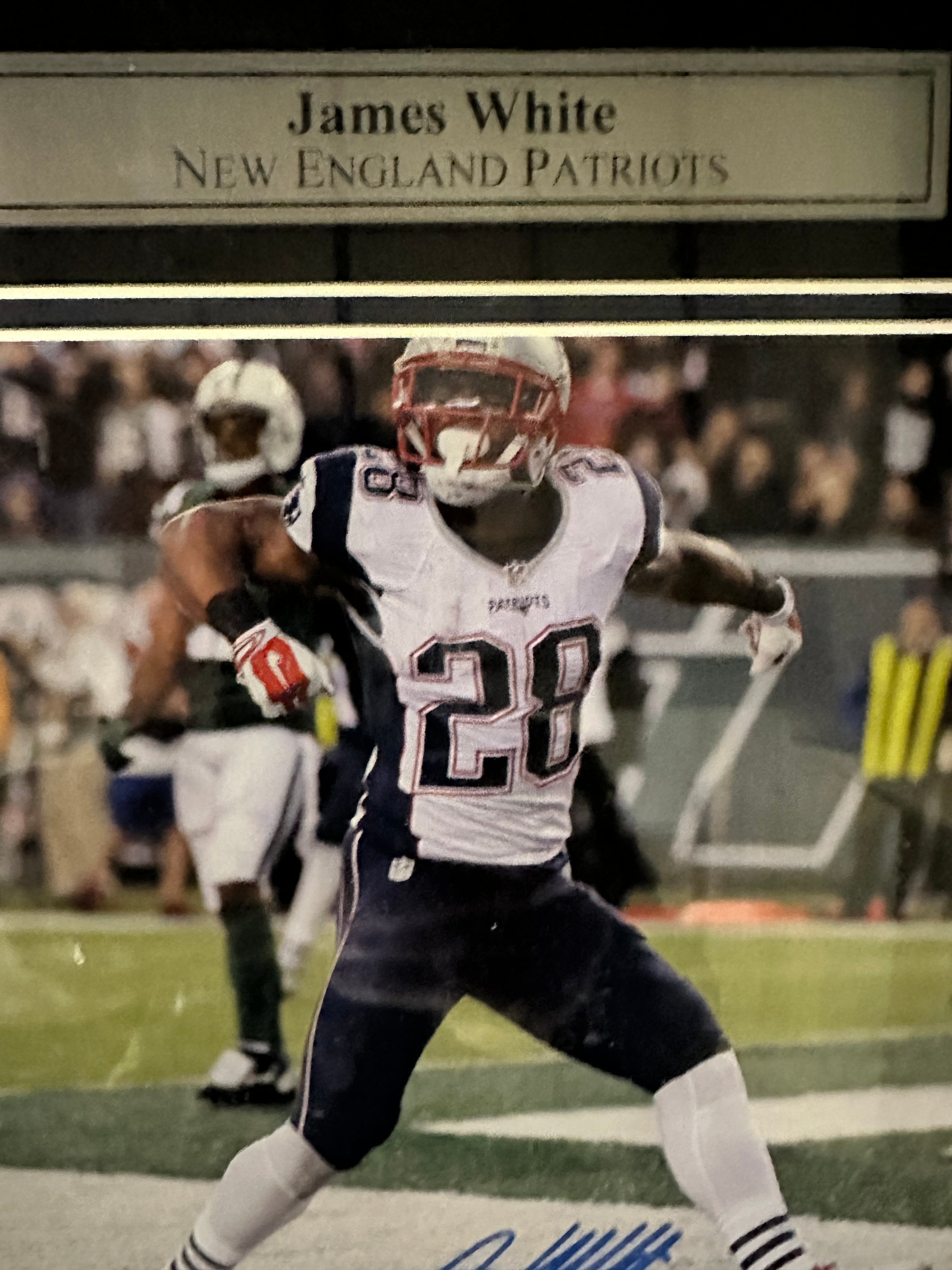 New England Patriots - James White Autographed 8x10 Photo