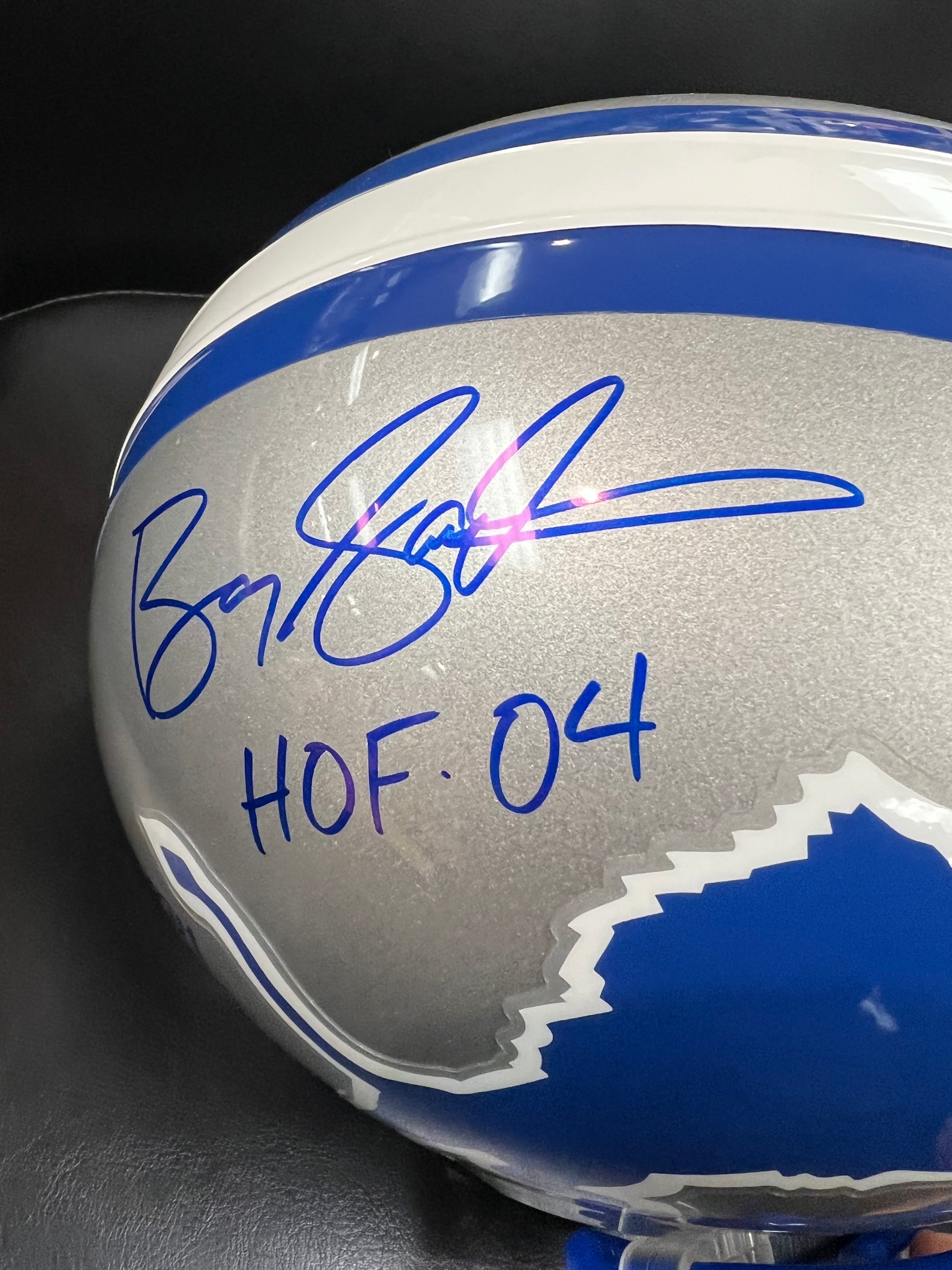 Detroit Lions - Barry Sanders Inscribed Helmet