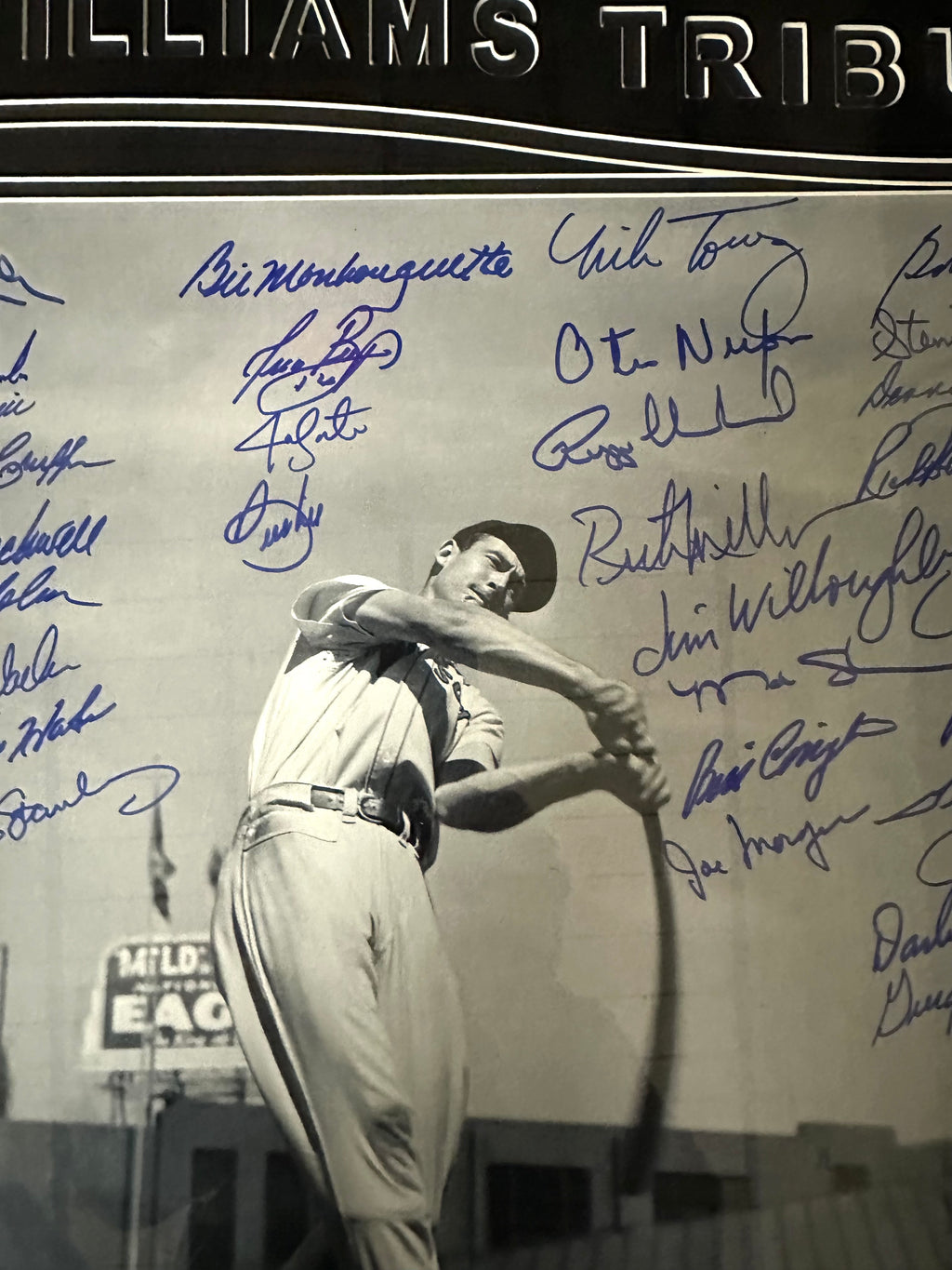 Boston Red Sox - Ted Williams Tribute with 40 autographs