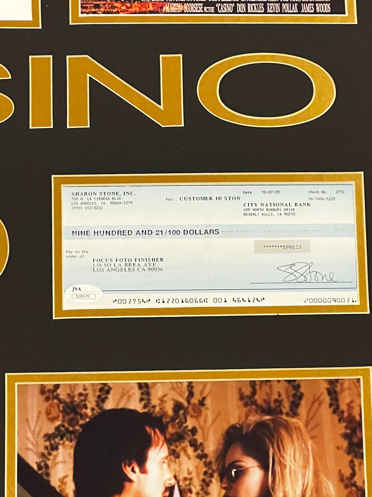 Casino - Movie Cast Signed