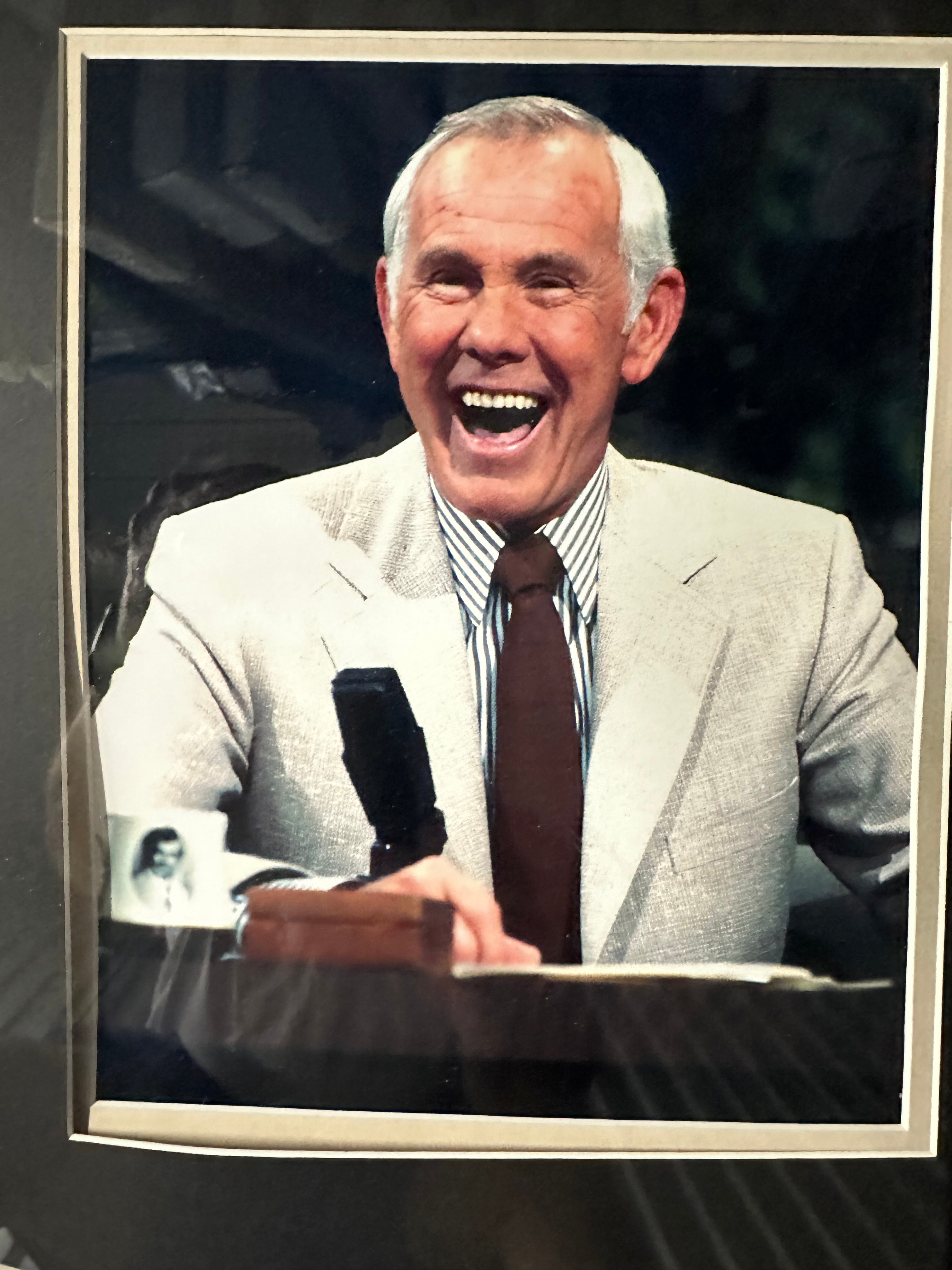 Johnny Carson, Ed McMahon and Doc Severinson Autographed Cuts