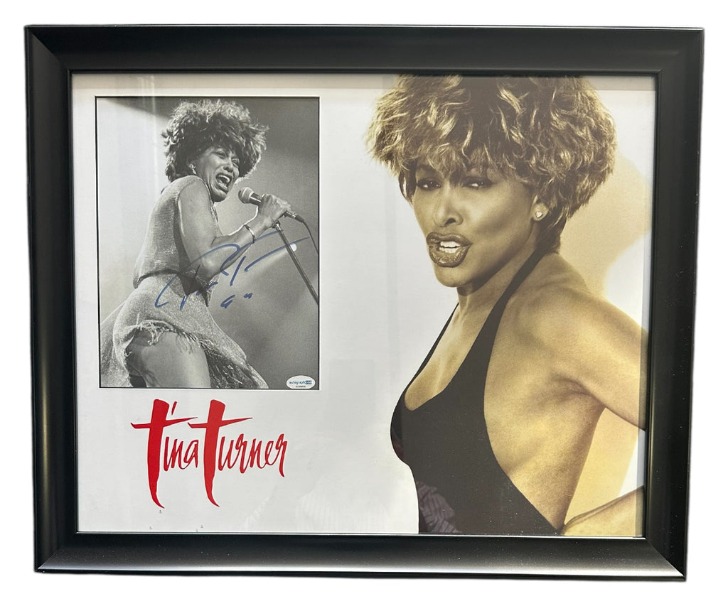 Tina Turner autographed 8x10 photo