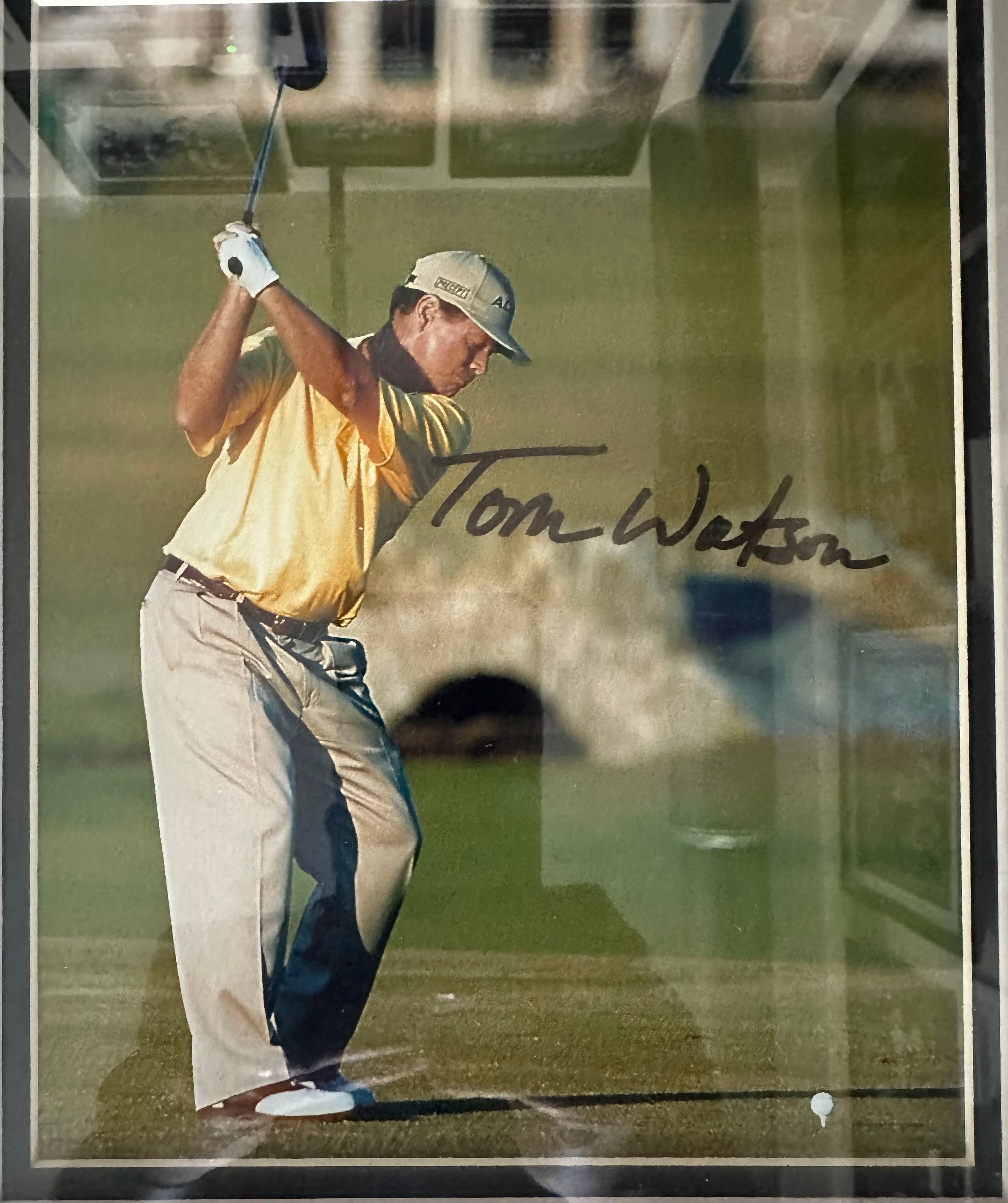 Tom Watson Autographed