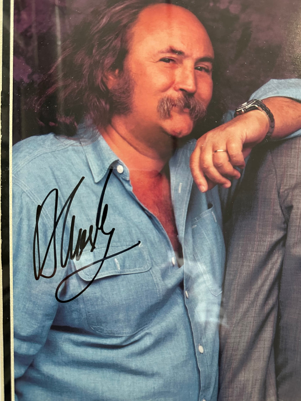 Crosby, Stills and Nash Autographed Magazine Pictured