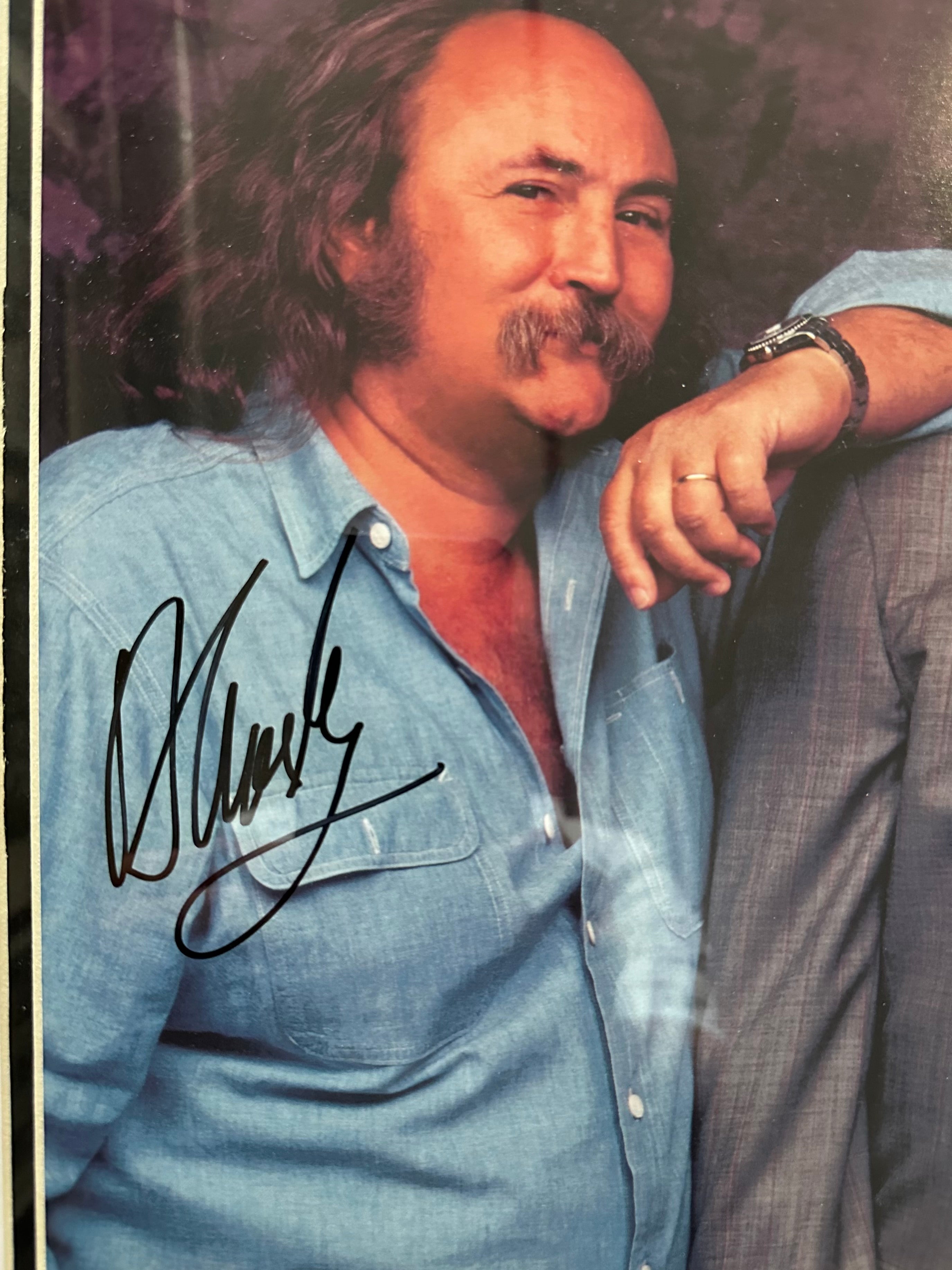 Crosby, Stills and Nash Autographed Magazine Pictured