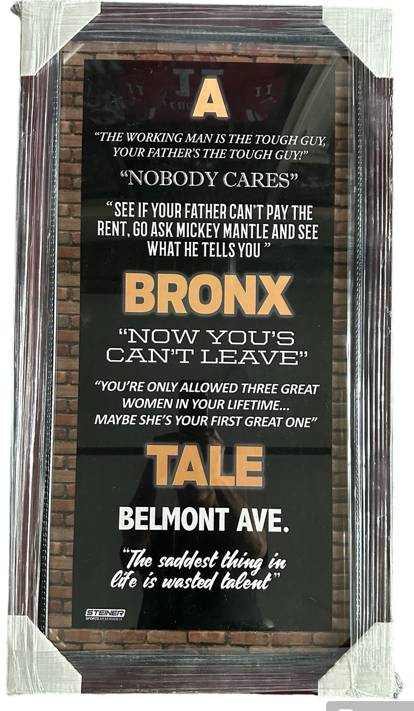 A Bronx Tail with movie quotes