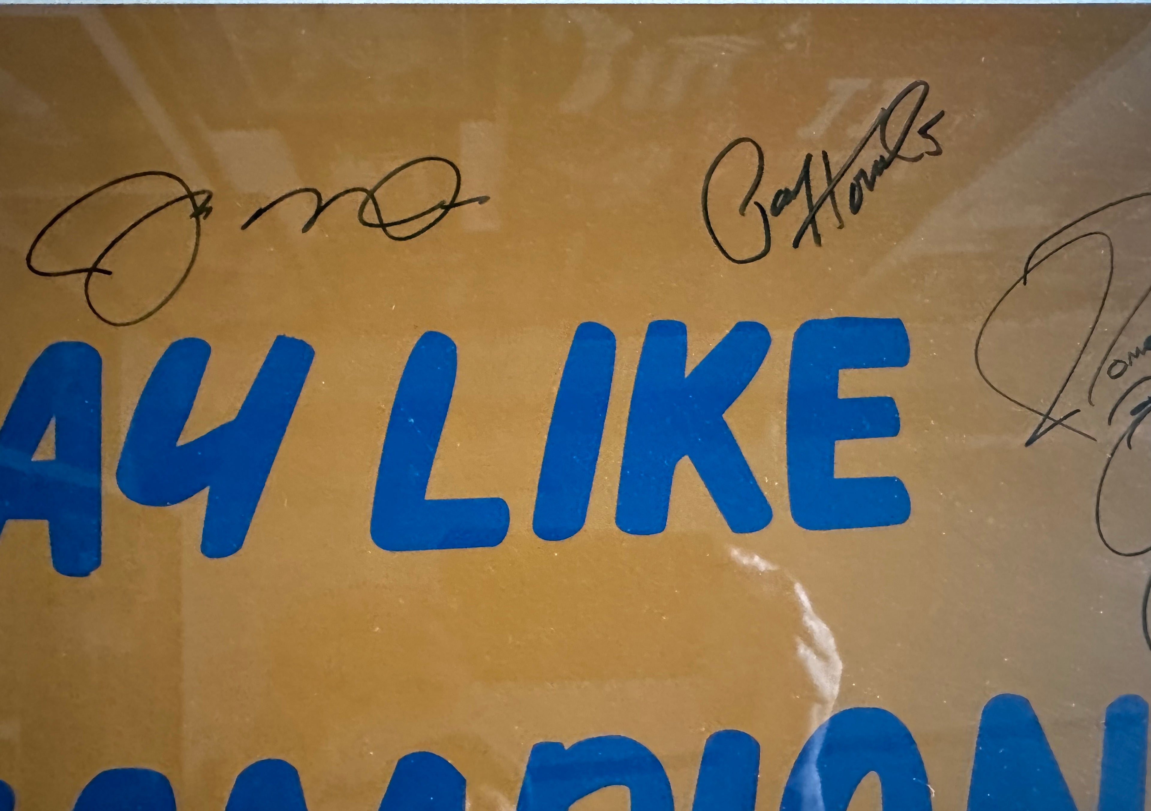 Notre Dame "Play Like A Champion Today" - Autographed (16)