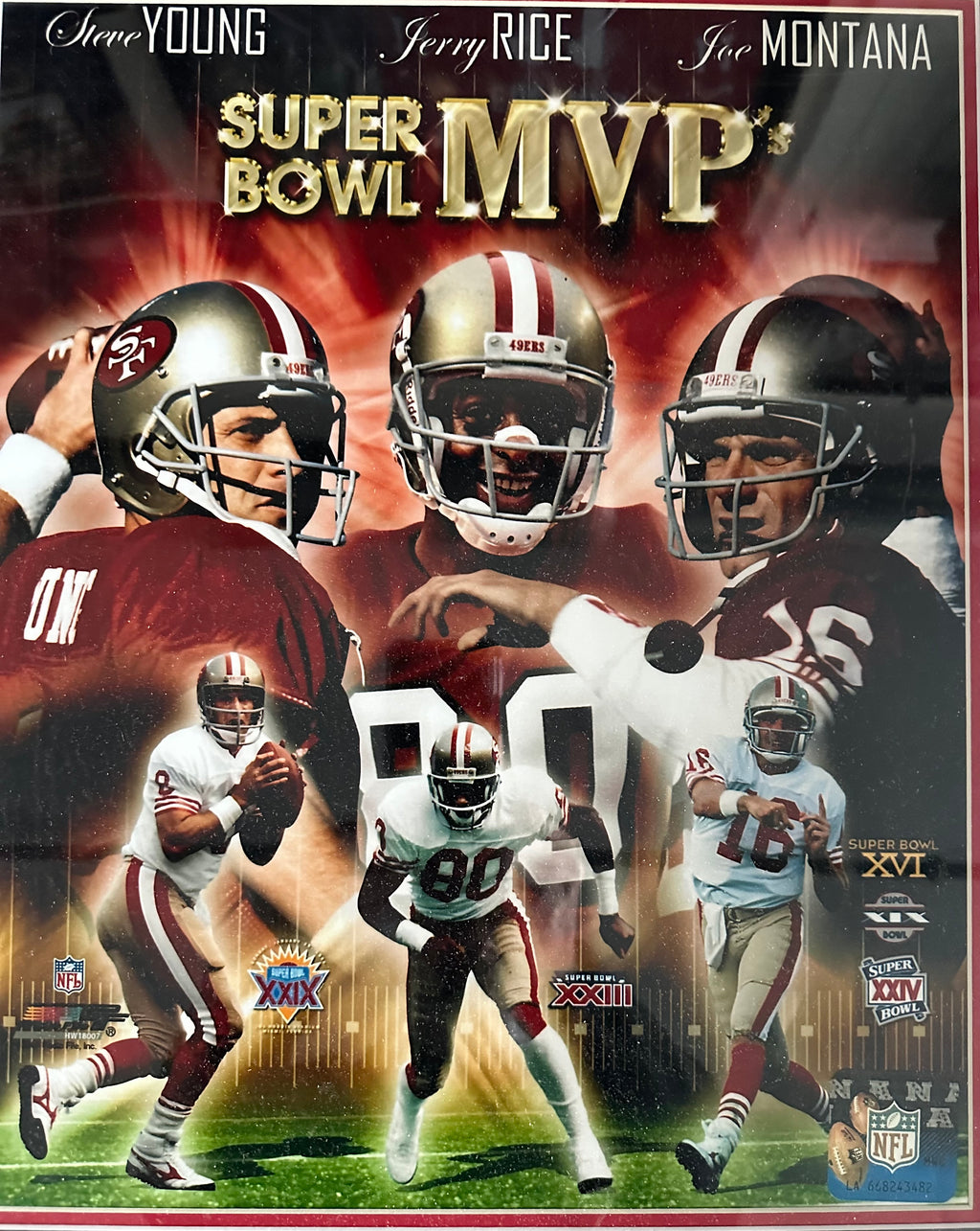 San Francisco 49er Super Bowl MVP with rings