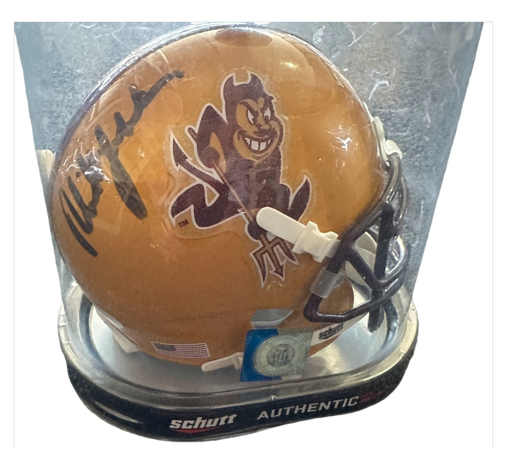 Arizona State University - Phil Mickelson Autographed Mini Helmet