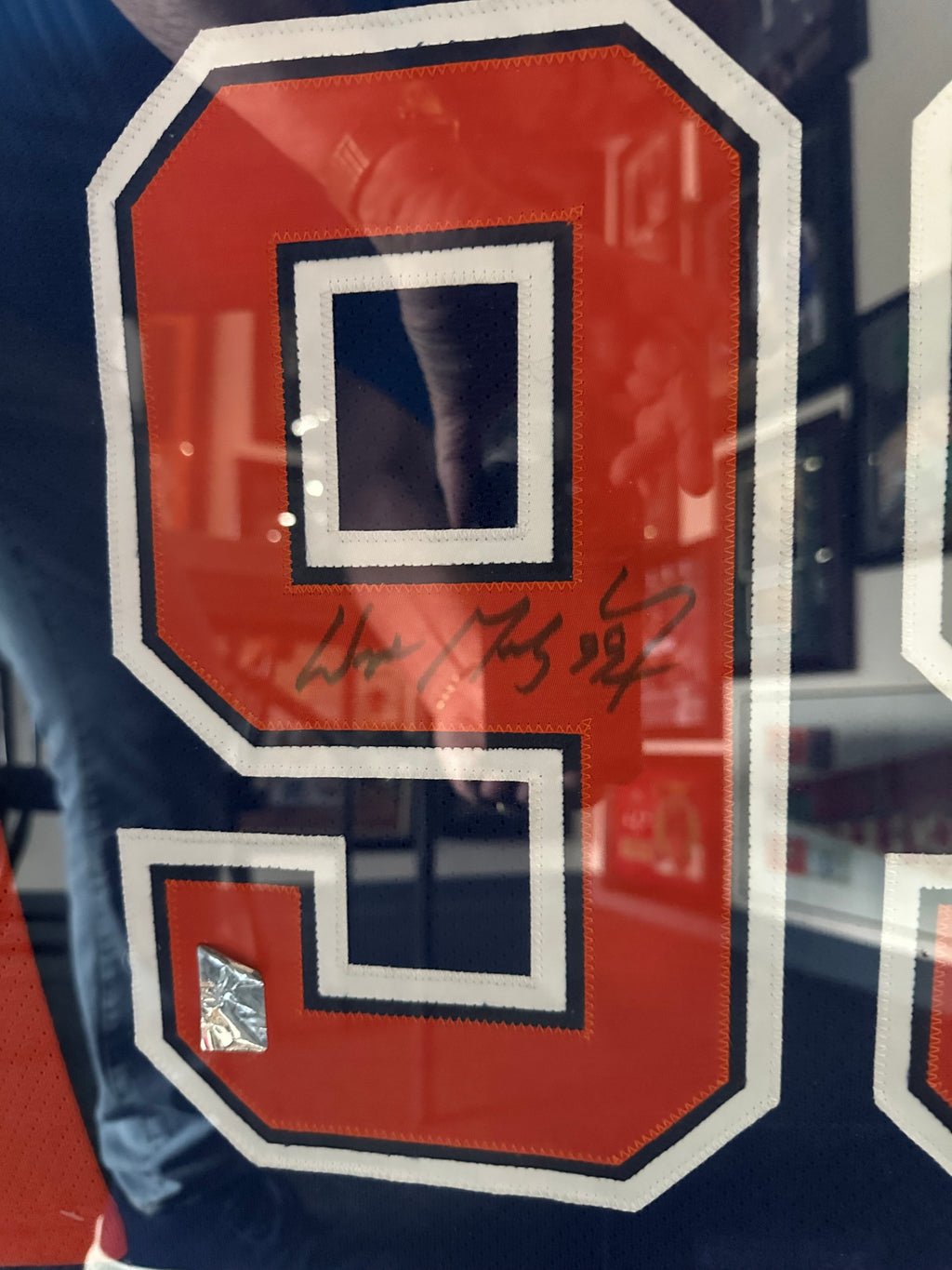 Edmonton Oilers - Wayne Gretsky Autographed framed Jersey
