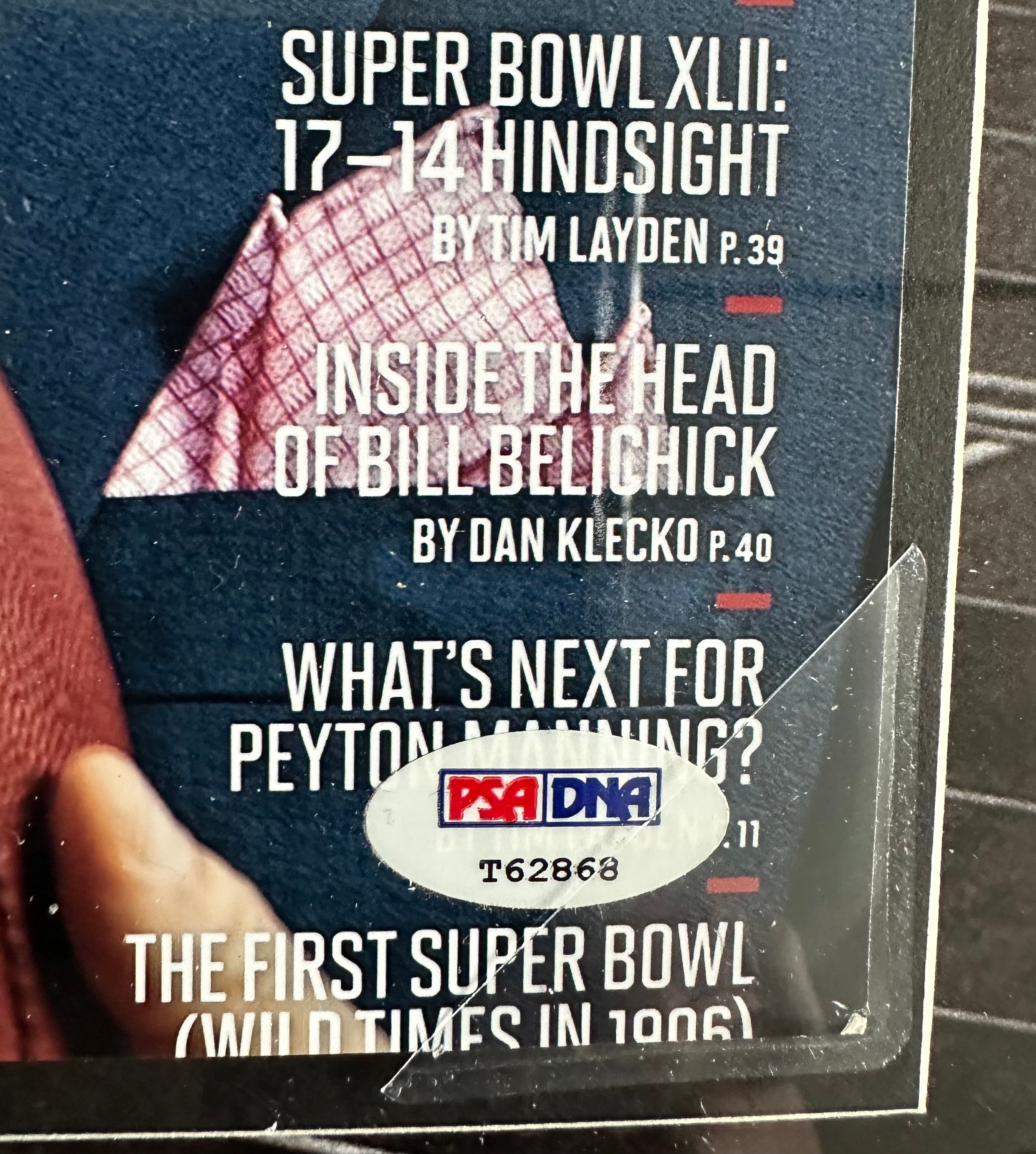 New England Patriots Dynasty - Bill Belichick/Robert Kraft Autographed