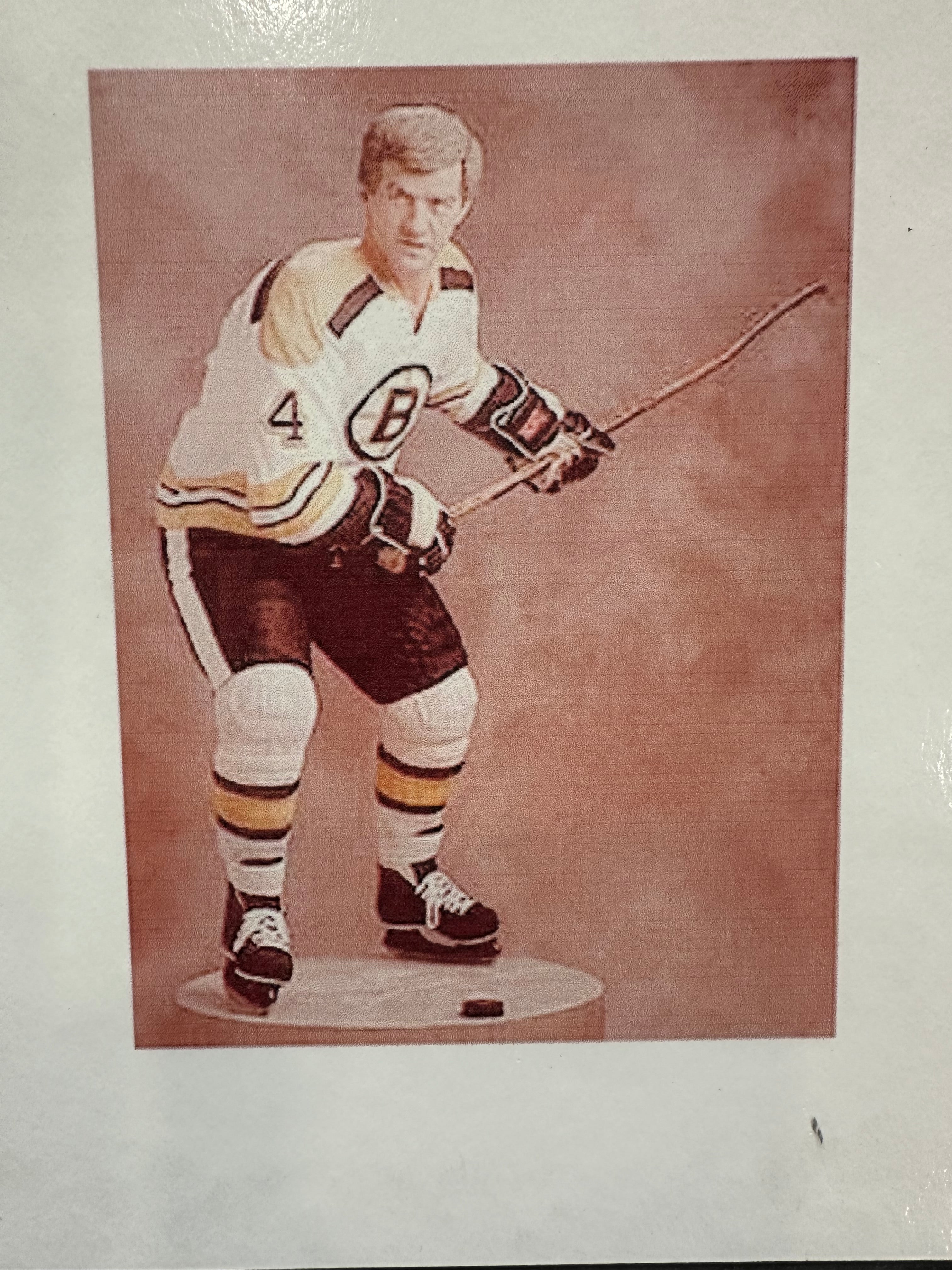 Boston Bruins - 1253/1850 puck autographed by Bobby Orr & Armond LaMontagne