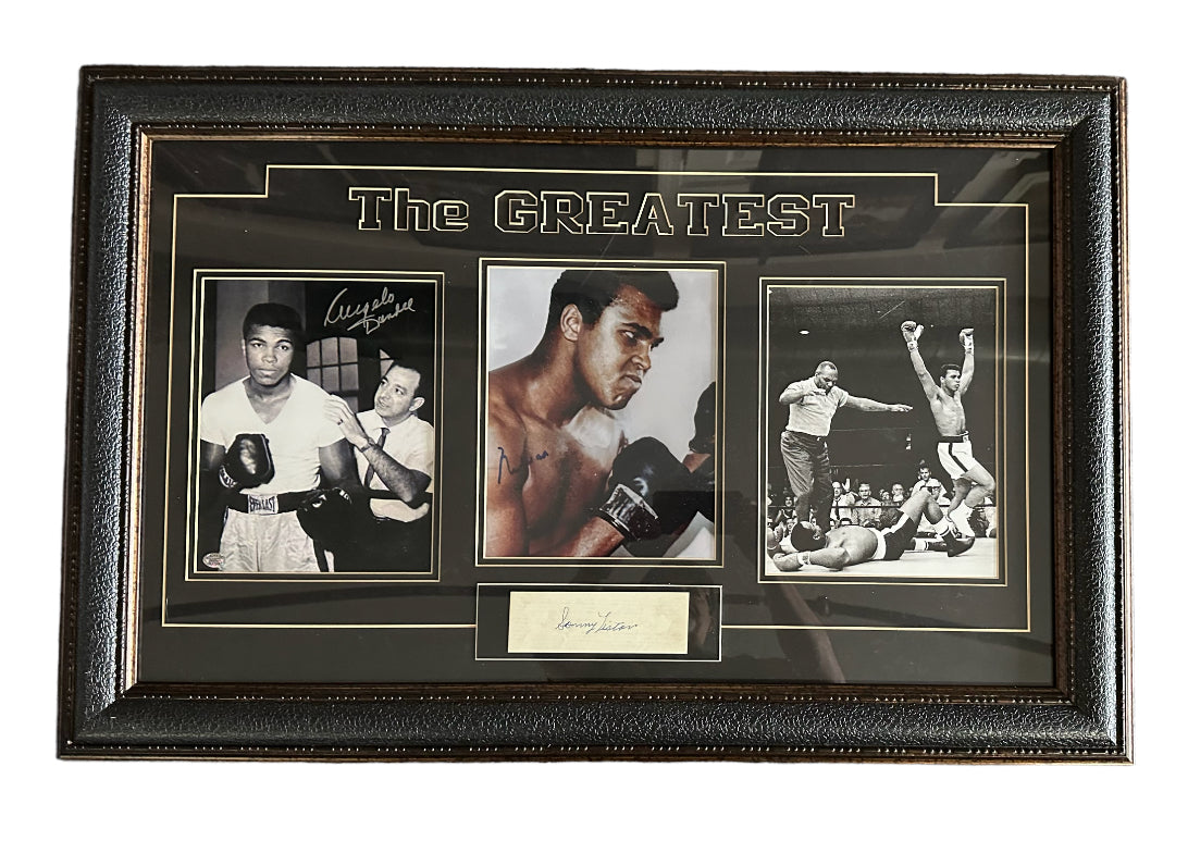 Muhammad Ali/Sonny Liston/Angelo Dundee Autographed