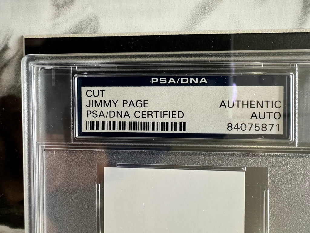 Led Zeppelin Autographed by Jimmy Page & Robert Plant