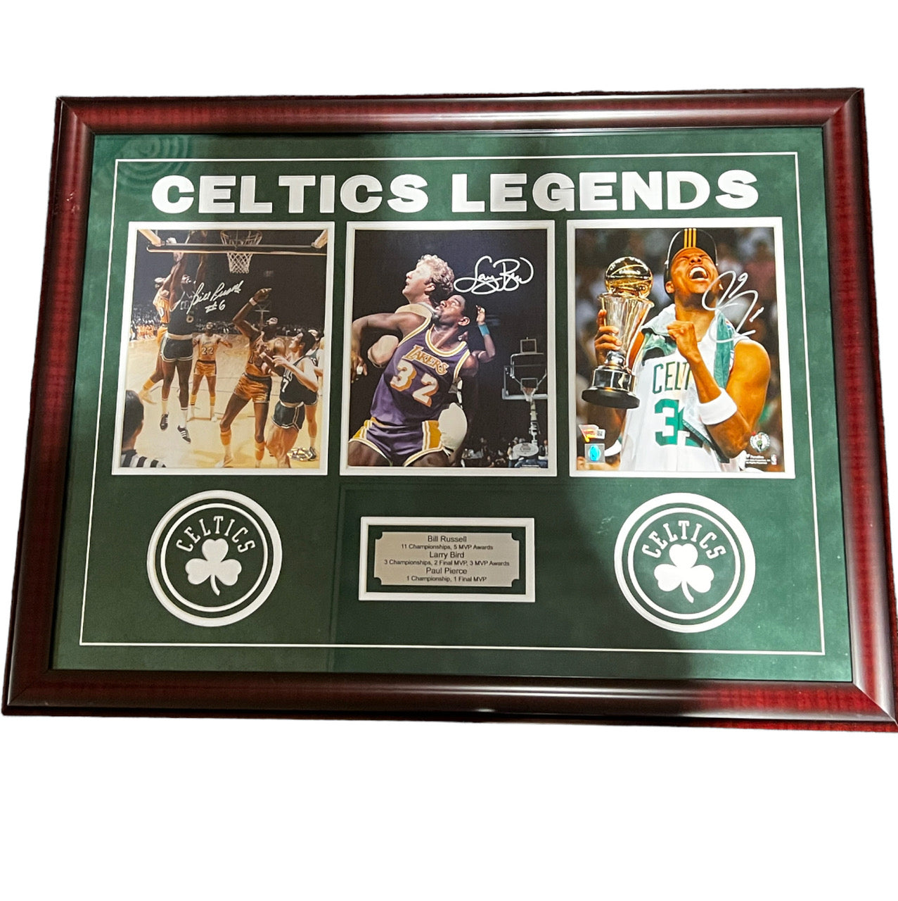 Boston Celtics Legends Autographed "Gameplay"