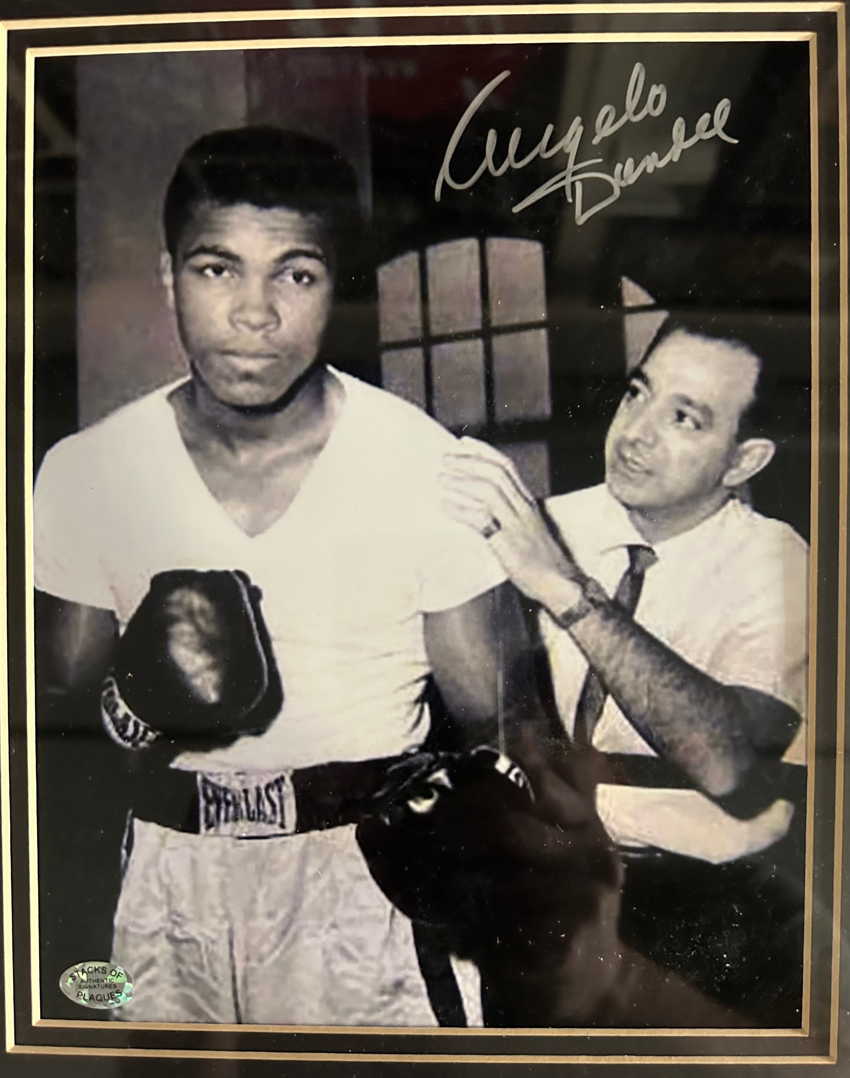 Muhammad Ali/Sonny Liston/Angelo Dundee Autographed