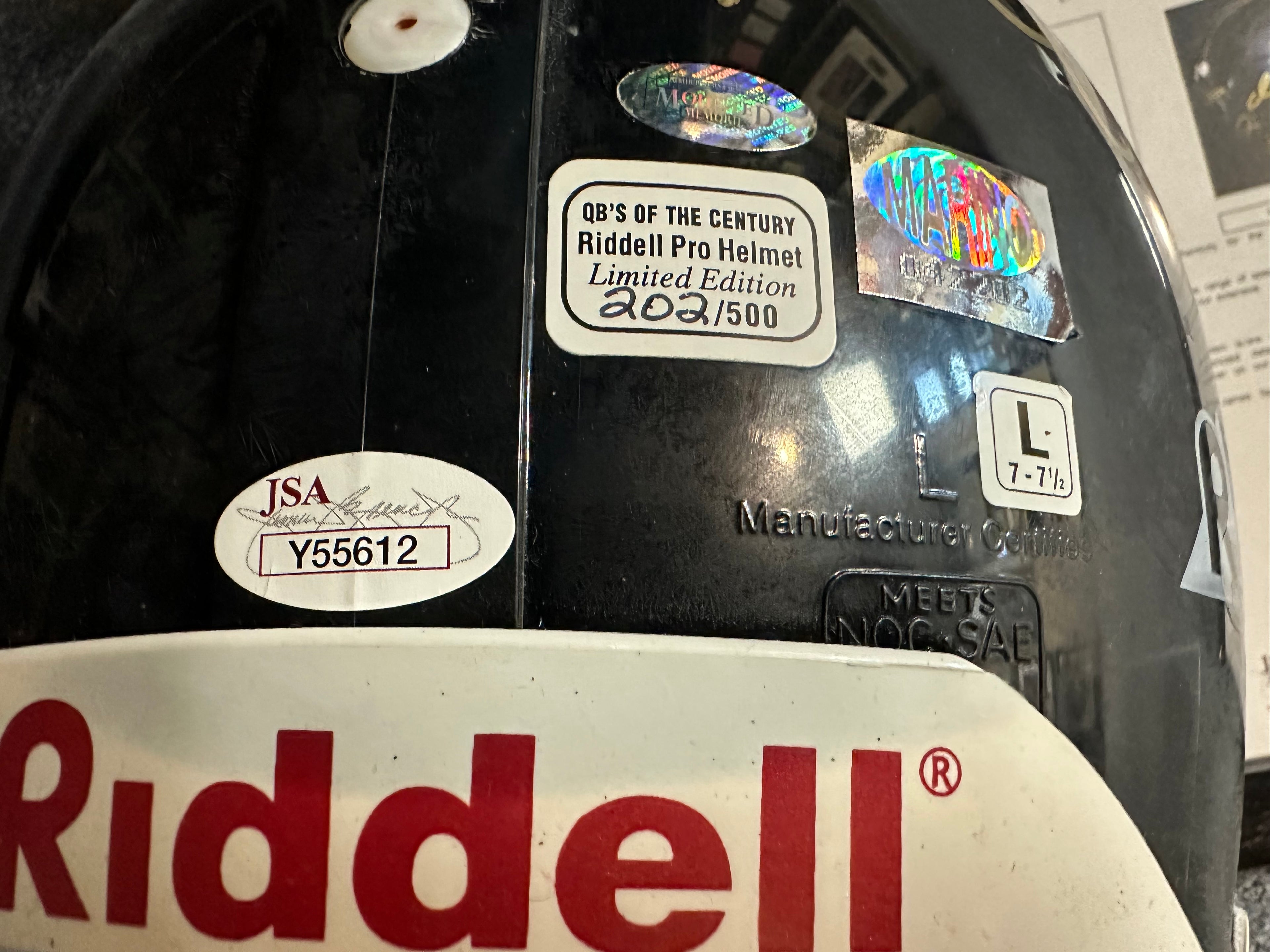 Quarterbacks of the Century Helmet (202 of 500)