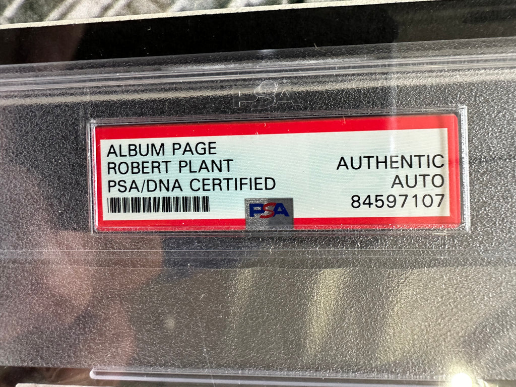 Led Zeppelin Autographed by Jimmy Page & Robert Plant