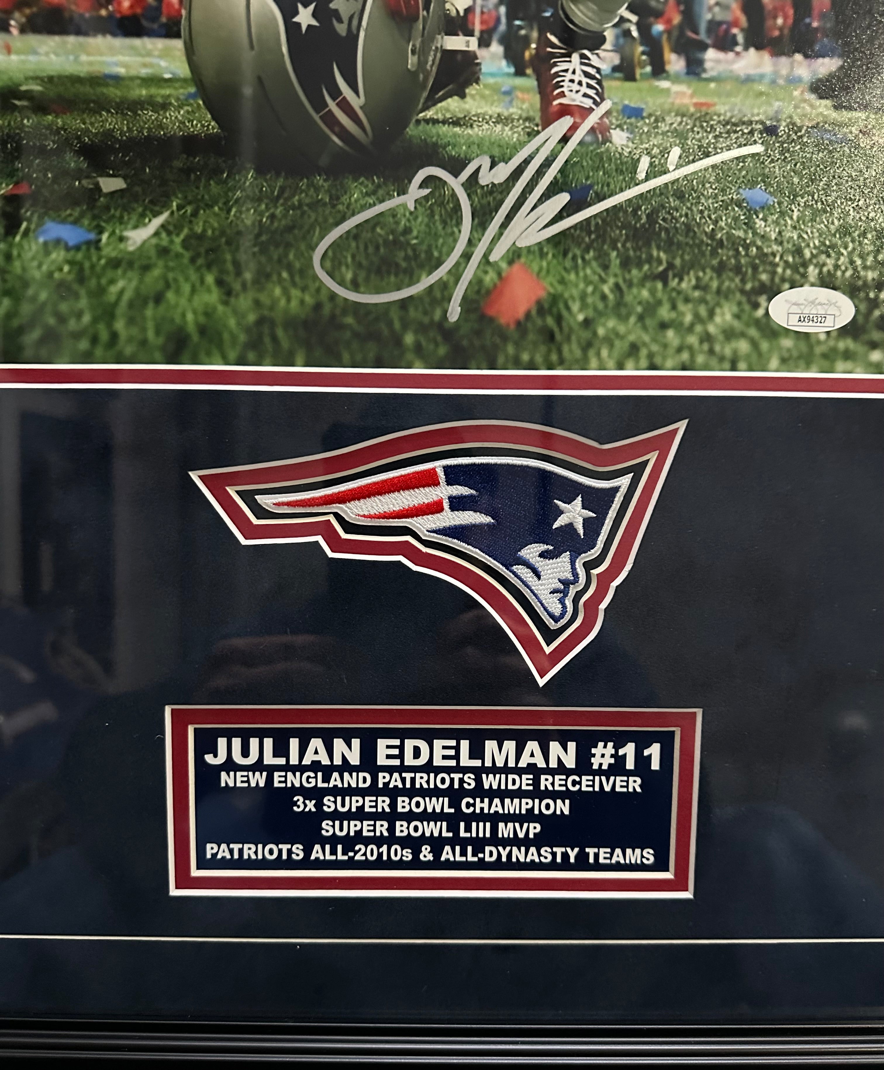 New England Patriots - Julian Edelman Autographed (3X Champ, SB MVP)