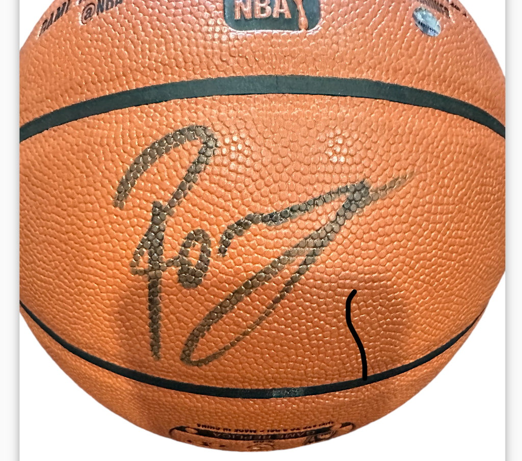 Boston Celtics - Kristaps Porzingis Autographed Spalding Basketball