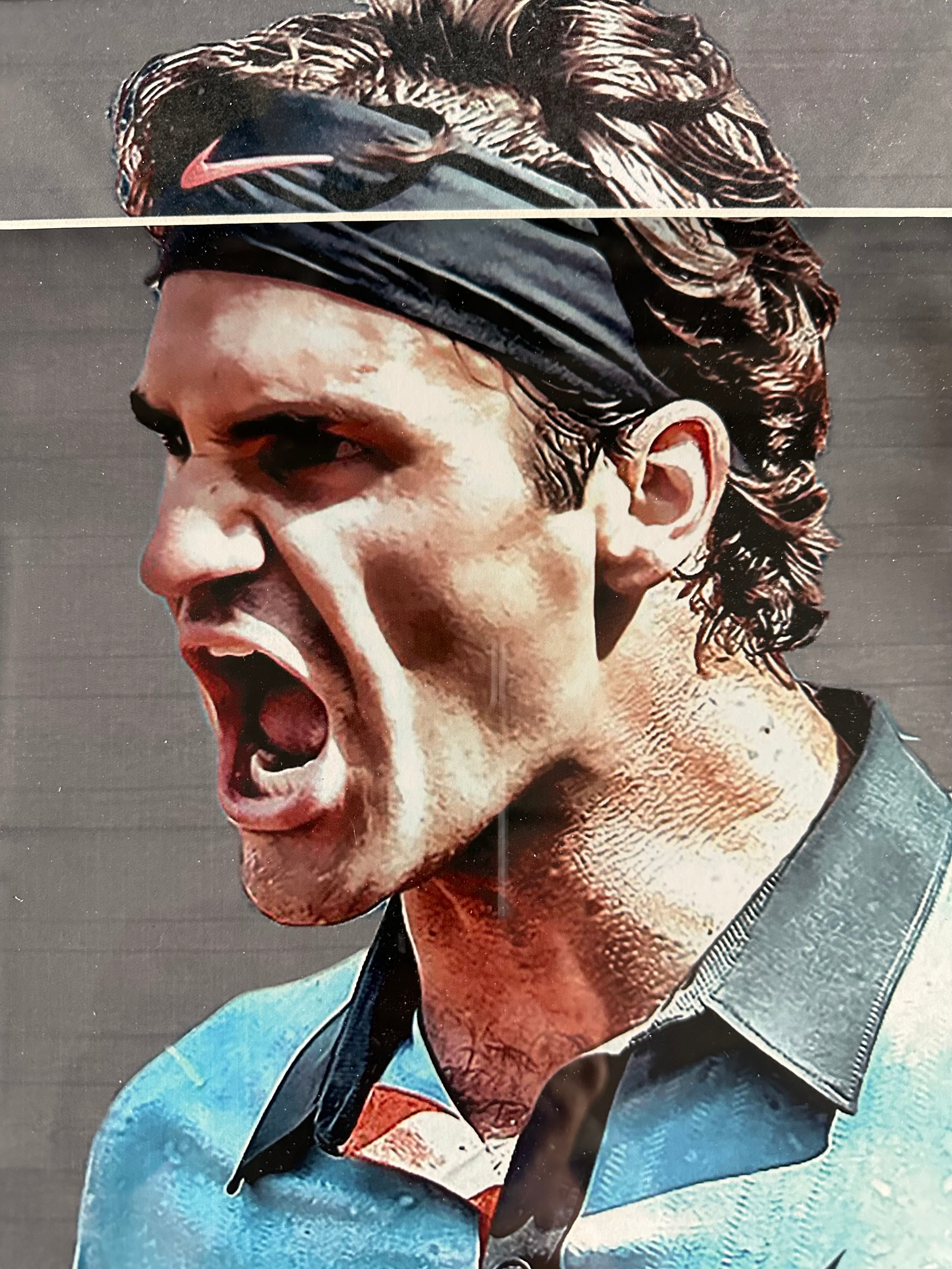 Roger Federer with Quote