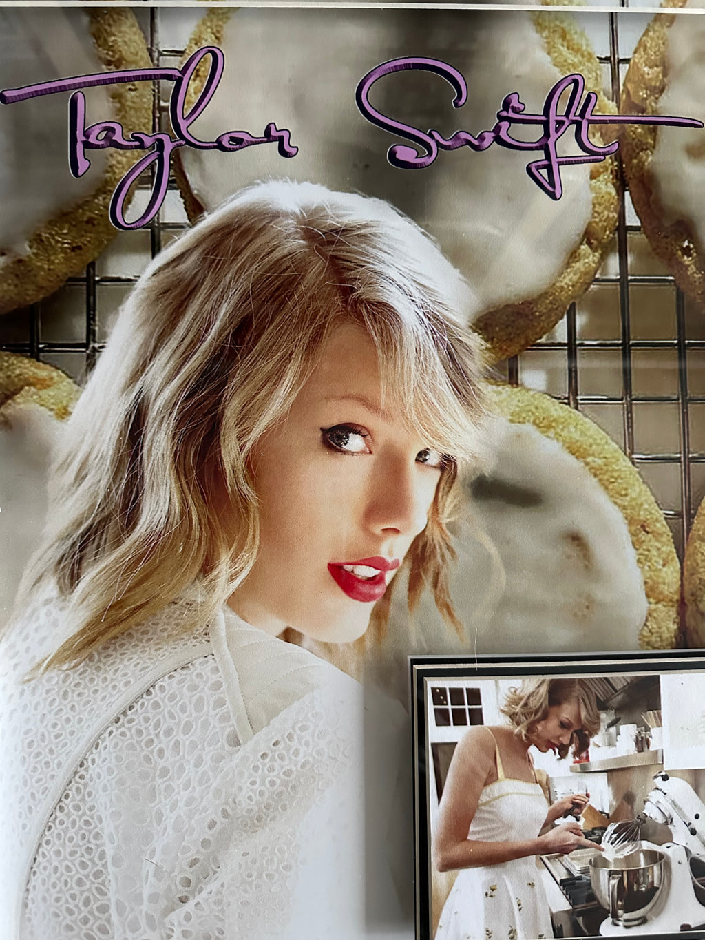 Taylor Swift making Chai Cookies with her replica Recipe
