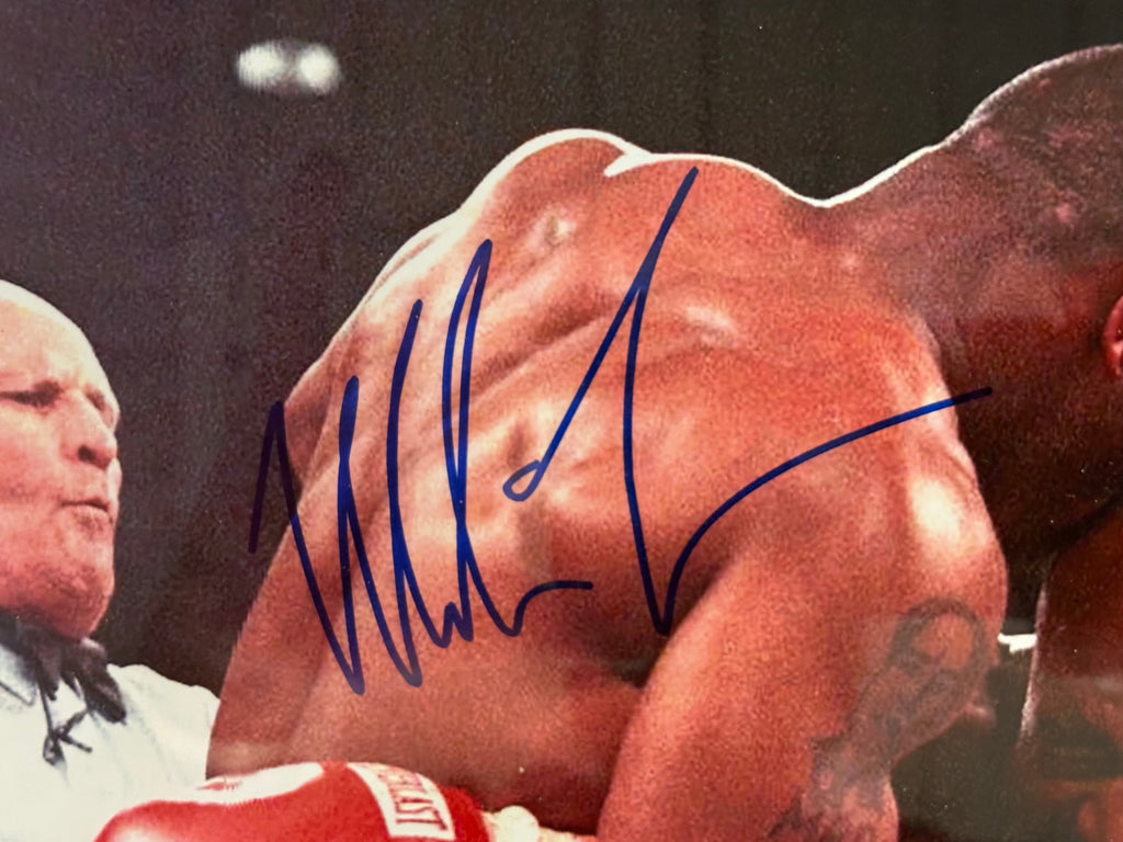 Boxing Heavyweight Champions - Tyson & Holyfield Autographed Collage