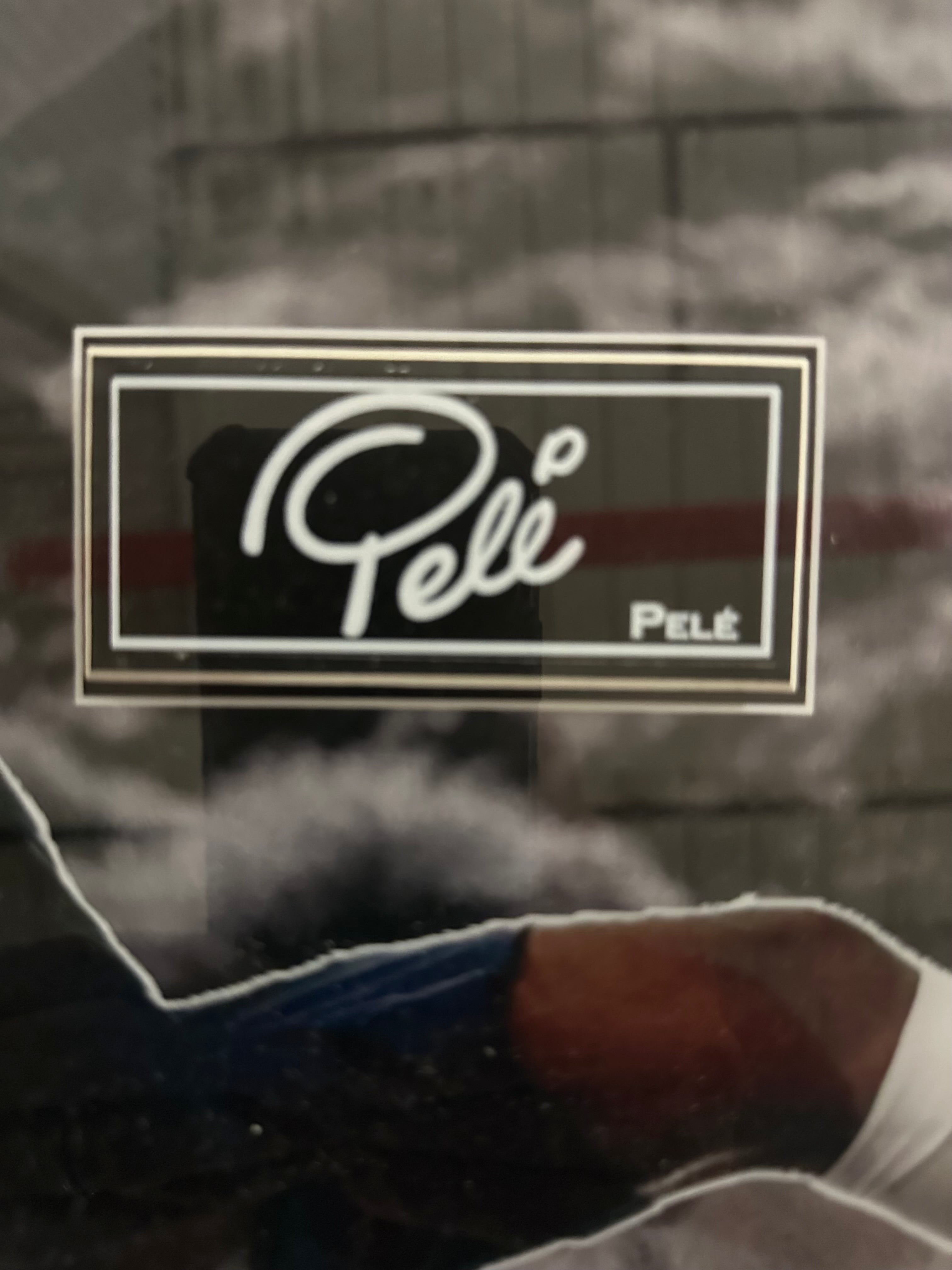 Soccer Great - Pele with Quote