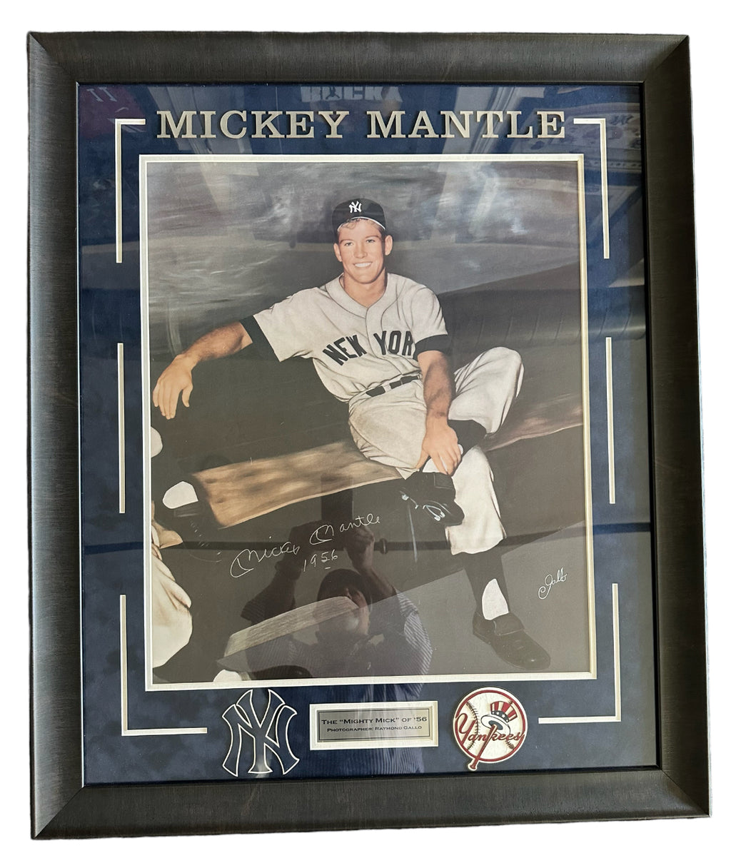 Mickey Mantle Autographed - "Mighty Mick" of '56