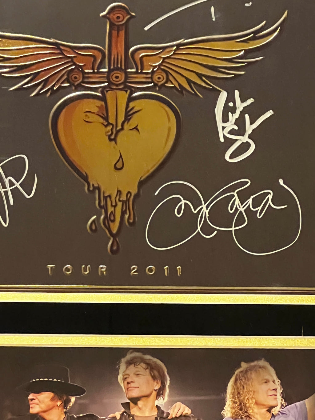 Bon Jovi Band Autographed Tour Program