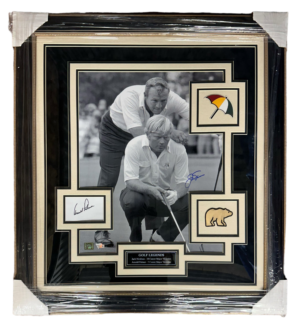 Golf Legends Jack Nicklaus & Arnold Palmer Autographed