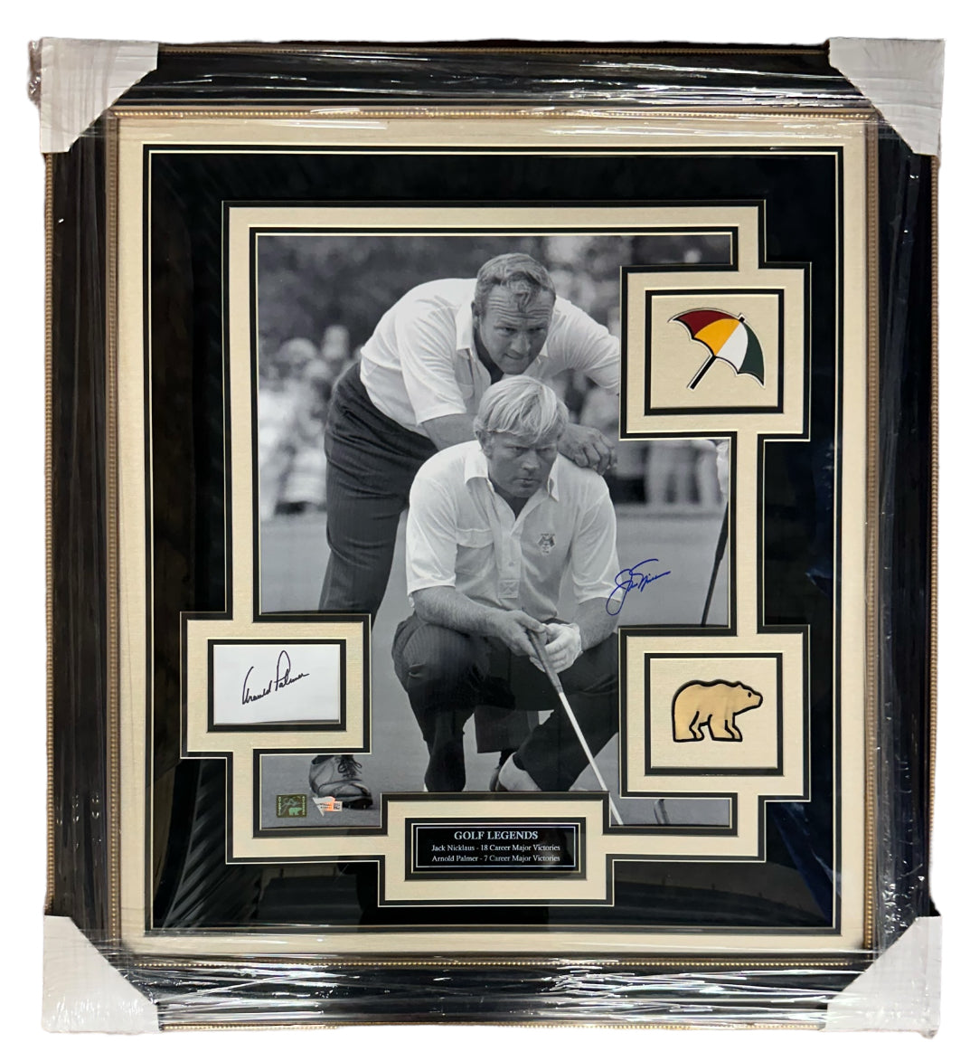 Golf Legends Jack Nicklaus & Arnold Palmer Autographed