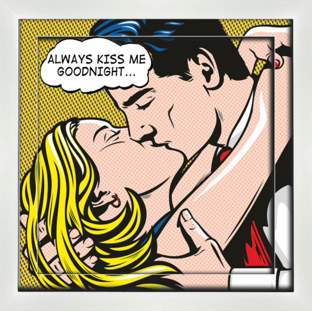 Pop Art For Women - 3D Shadow Box with LED lighting